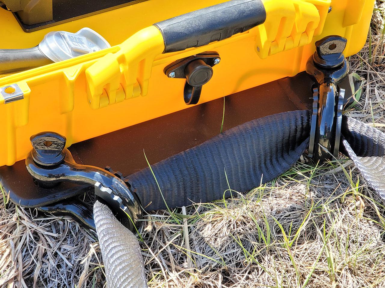 Ford Bronco My portable "winch in a box" (better than nothing) creation 9