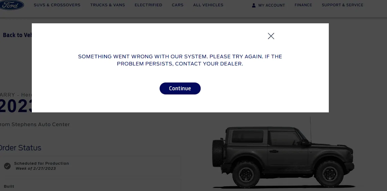 Ford Bronco The Plan & Offer - Stephens Auto Center's Mid Atlantic Bronco Connection 1682889255196