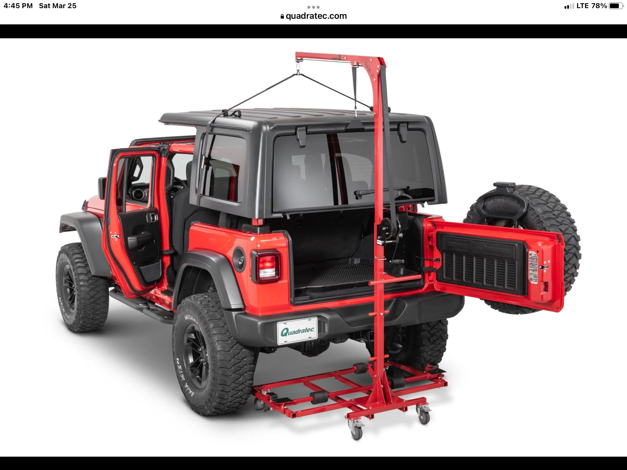 Ford Bronco Dumb or brilliant idea for help removing top?? C1BDD75B-44EA-4E8F-9CC7-4E34876743F5