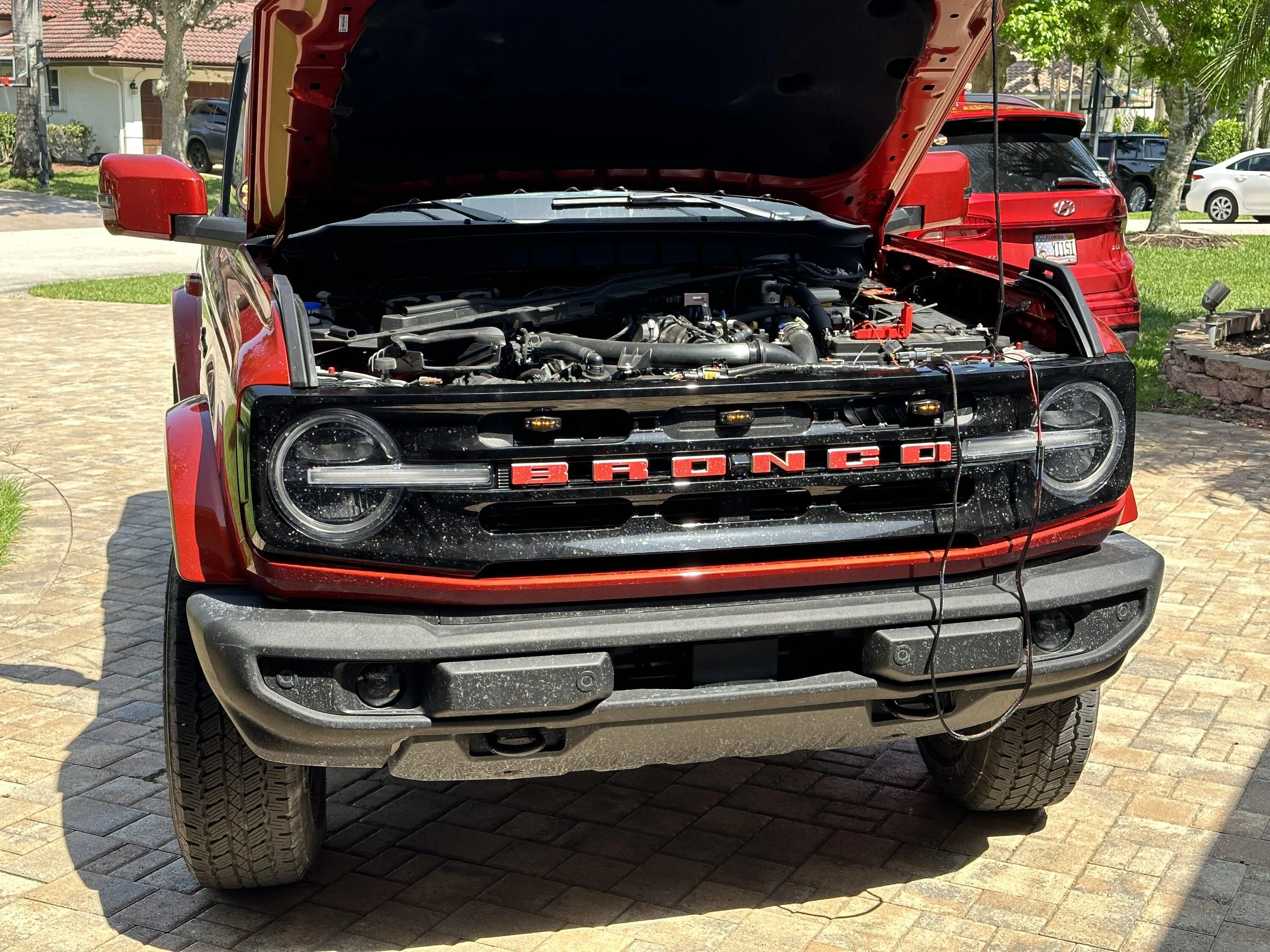 Ford Bronco OBX Grill with 3 Raptor Lights are possible IMG_7697