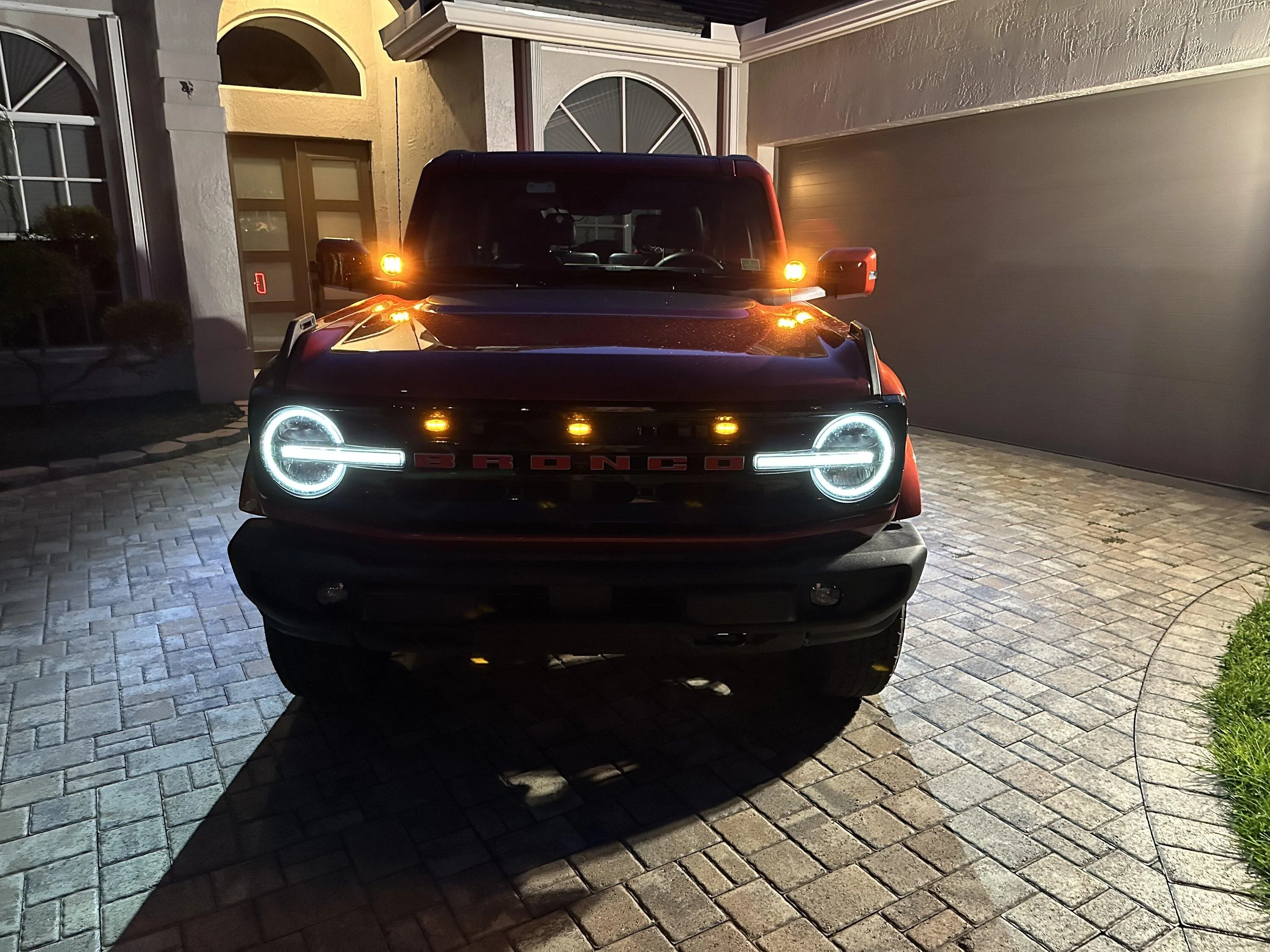 Ford Bronco OBX Grill with 3 Raptor Lights are possible IMG_7719