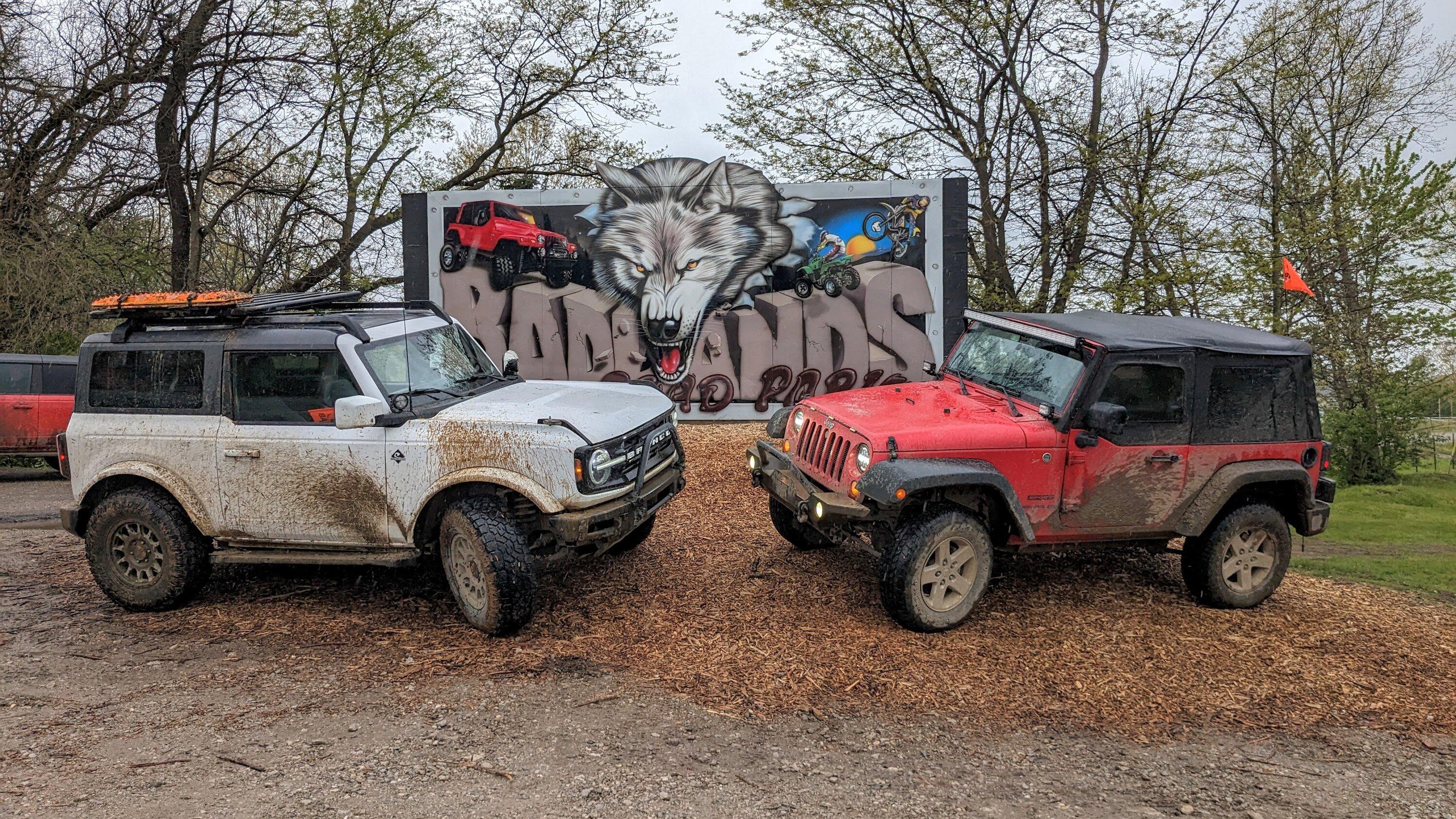 Ford Bronco I put Toyo 285/75r17 tires on a stock 2.7L Outer Banks with 3.73 diff - AMA badlands