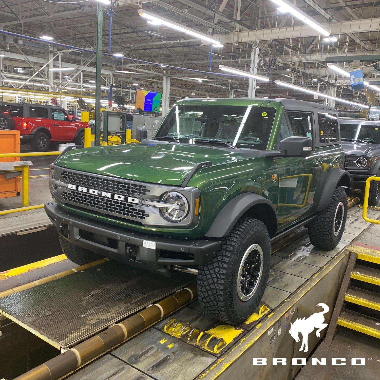 Ford Bronco Bronco Build Week 4/10/2023 bronco baby pic