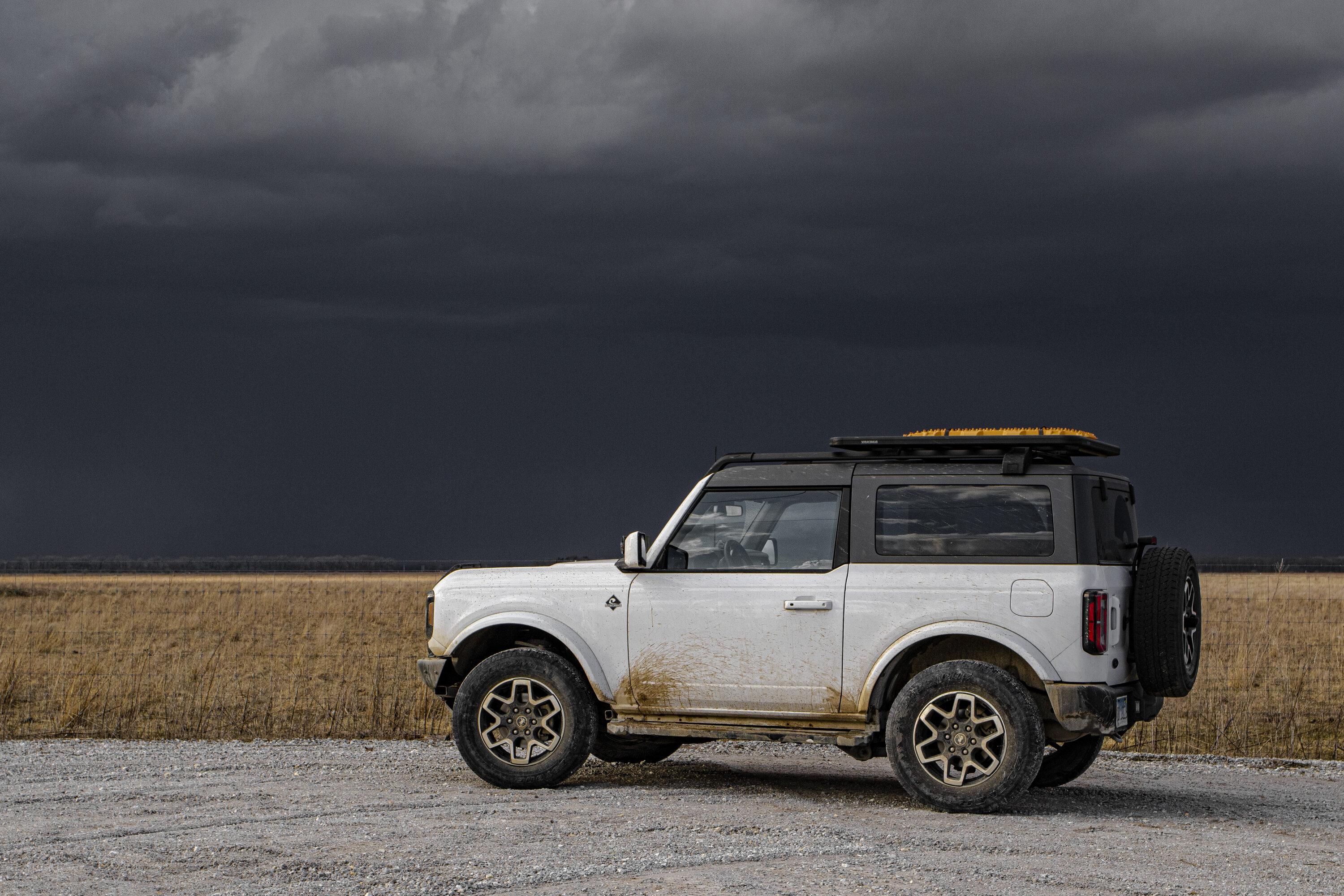 Ford Bronco I put Toyo 285/75r17 tires on a stock 2.7L Outer Banks with 3.73 diff - AMA before