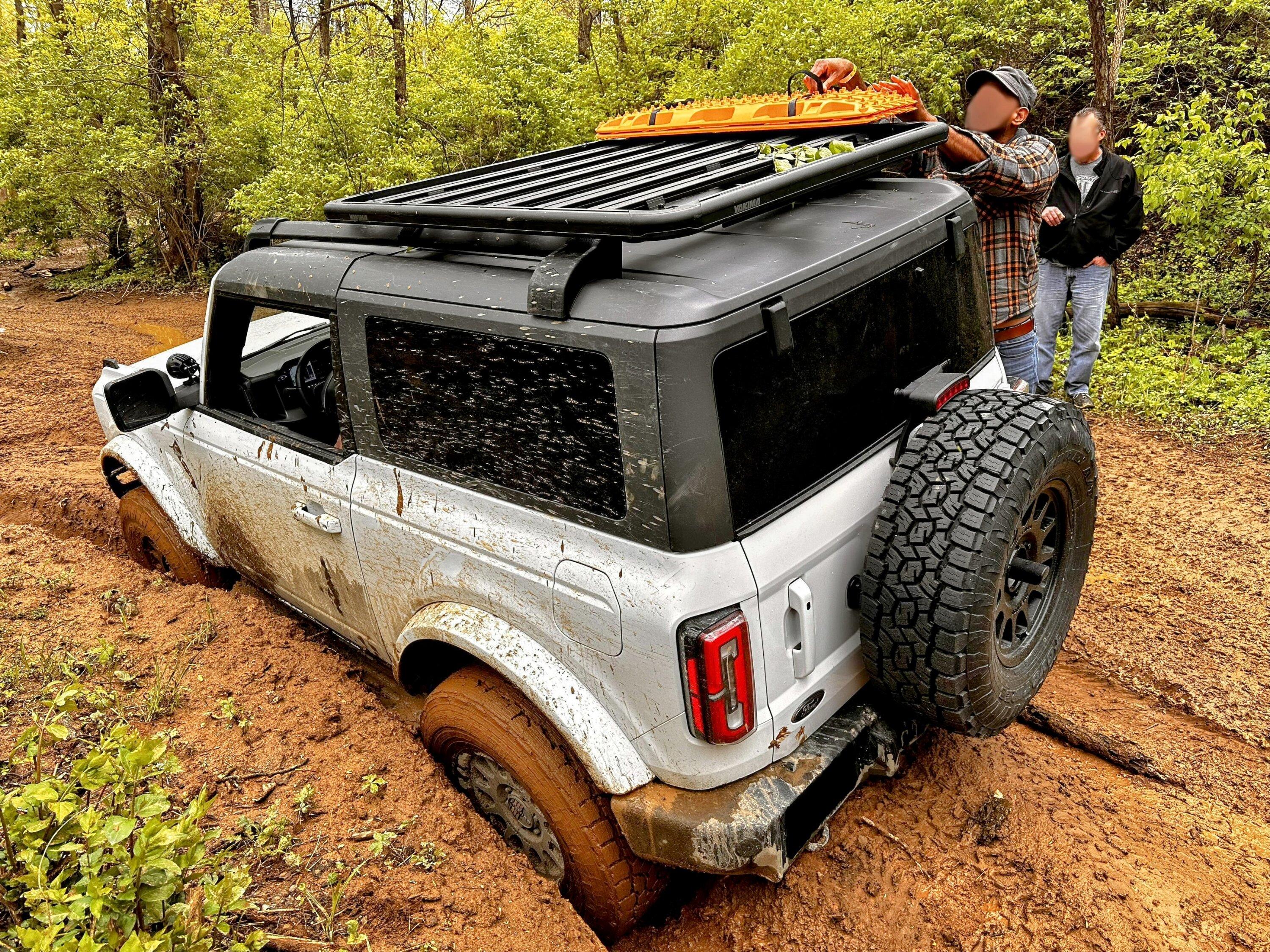 Ford Bronco I put Toyo 285/75r17 tires on a stock 2.7L Outer Banks with 3.73 diff - AMA badlands_3~2