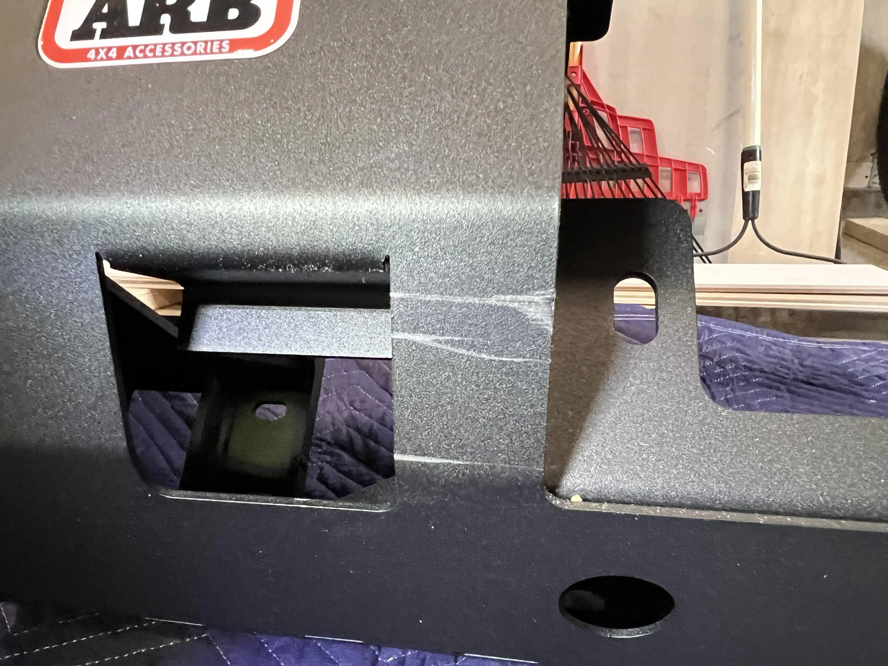 Ford Bronco Bronco arb summit bumper delivered damaged IMG_1980
