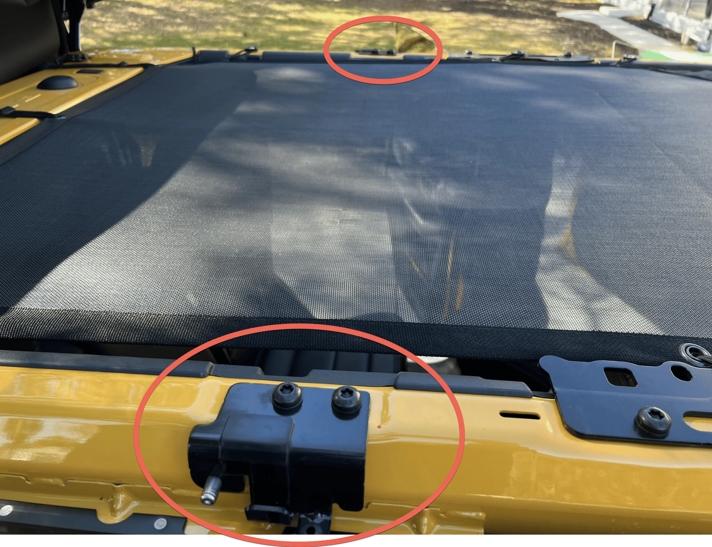 Ford Bronco Are these required to run a soft top? 1643574421640