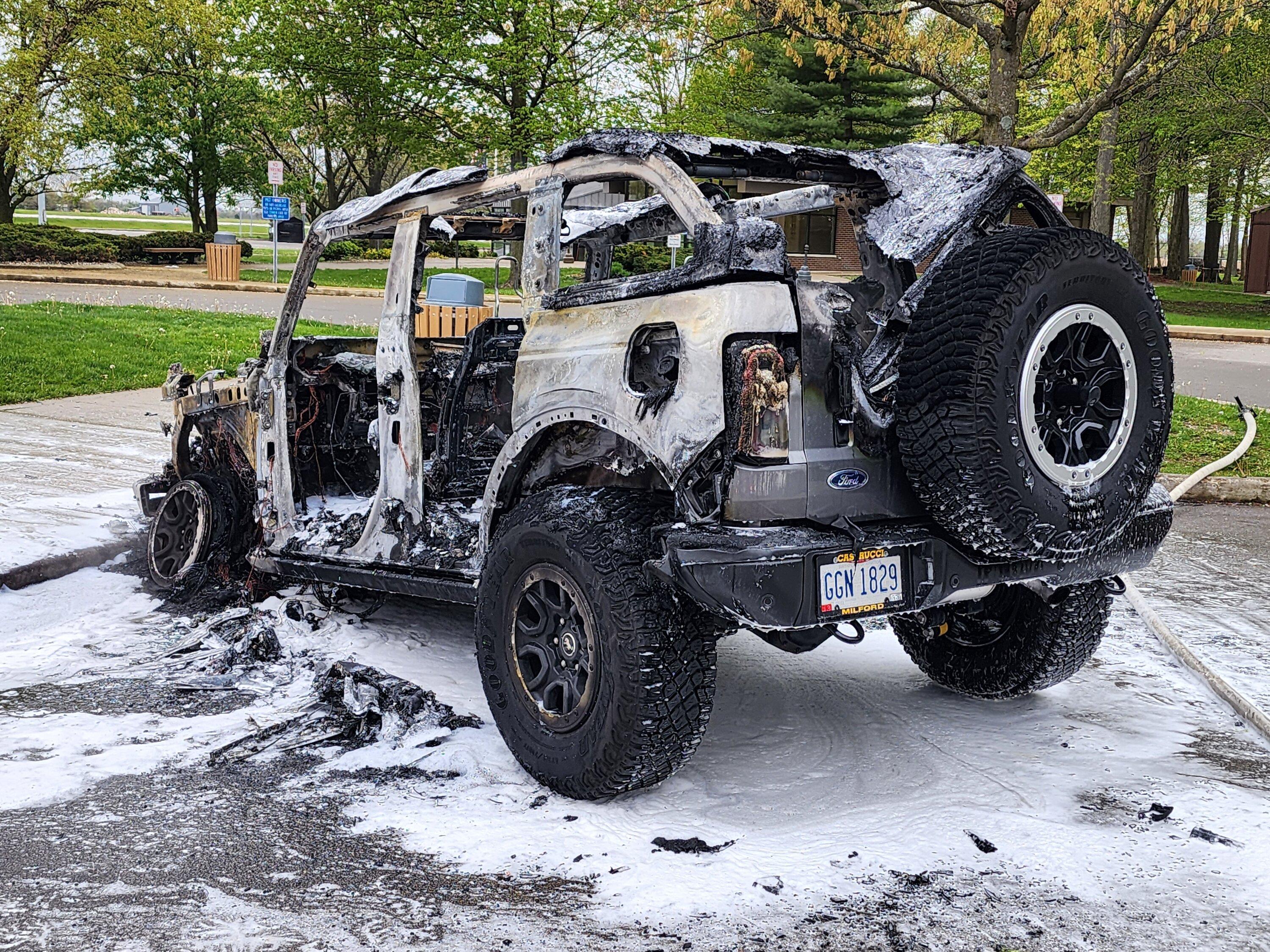 Ford Bronco Total loss... 🤦🏼‍♂️ Engine bay fire burned down my Bronco 20230502_171658