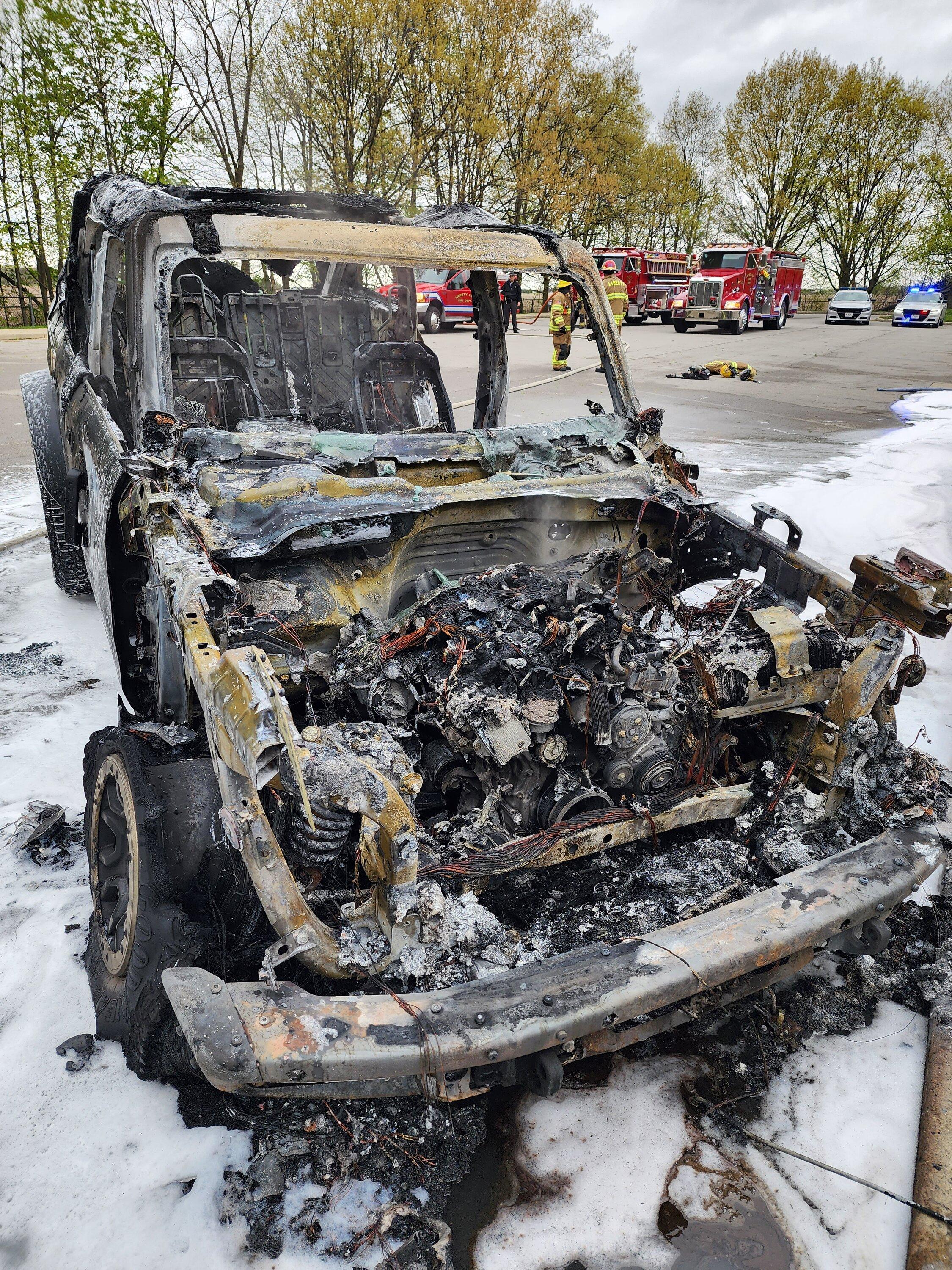 Ford Bronco Total loss... 🤦🏼‍♂️ Engine bay fire burned down my Bronco 20230502_171910