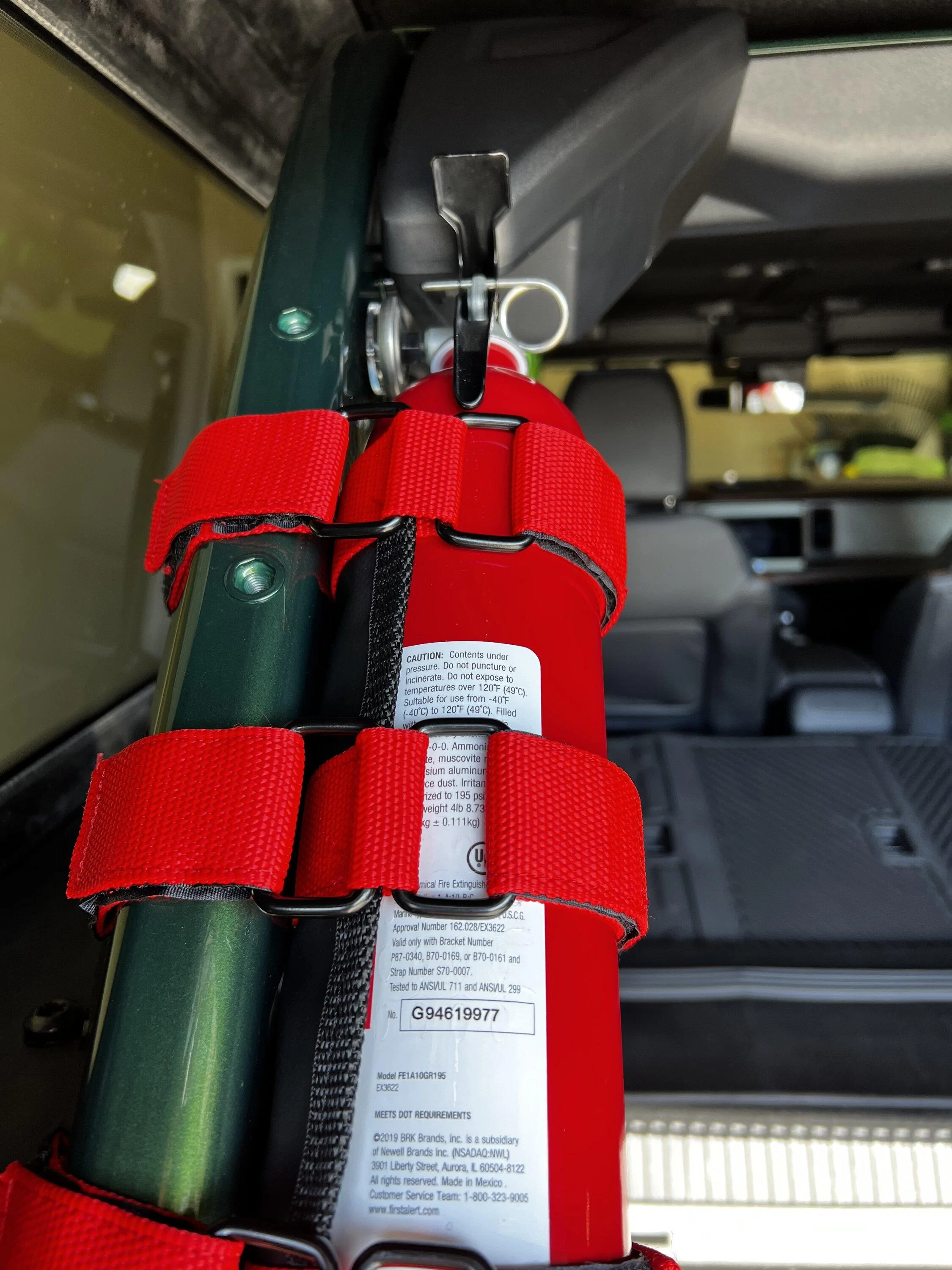 Ford Bronco Fire extinguisher recommendations? Rear mounted options? fire extinguisher2