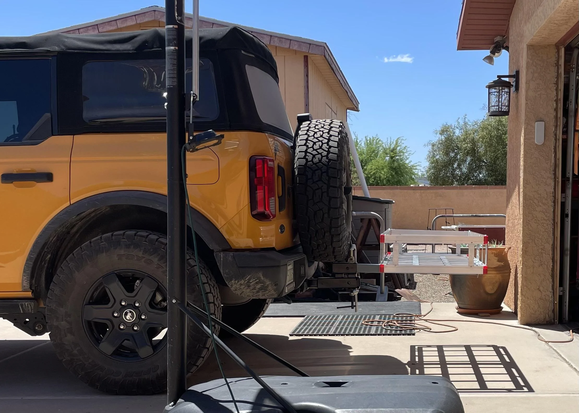 Ford Bronco Lolo Racks Bike Rack - Works great! IMG_5473