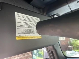 Ford Bronco Visor Warning Removal - Steam - SUCCESS! 2