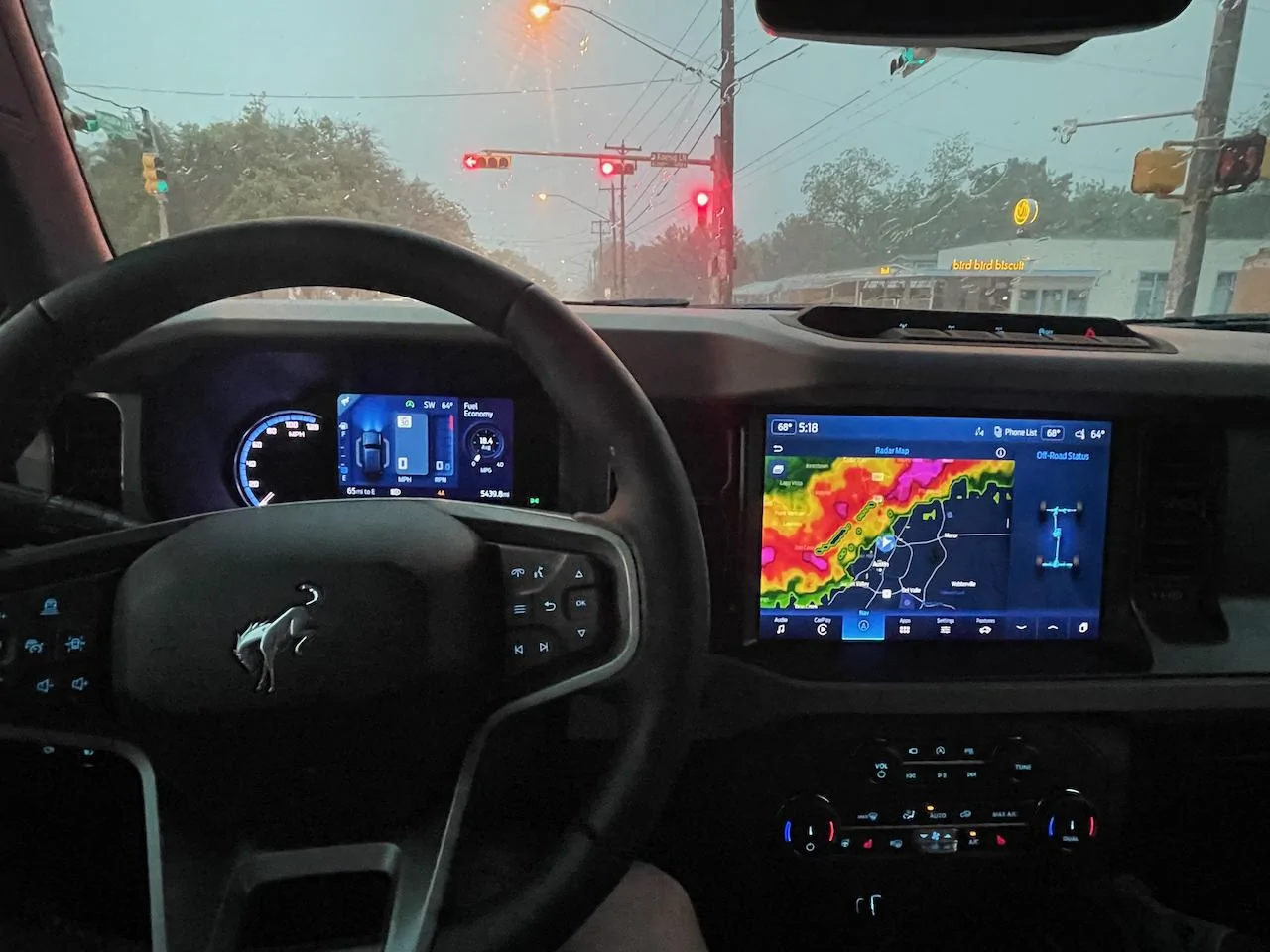 Ford Bronco Interesting Dash Weather Picture IMG_5714