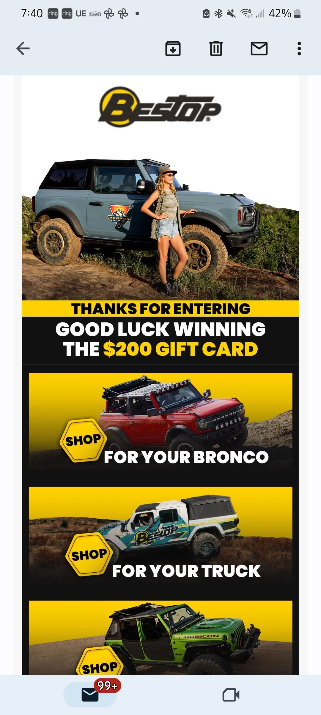 Ford Bronco In case you missed it! Screenshot_20230505_194059_Gmail