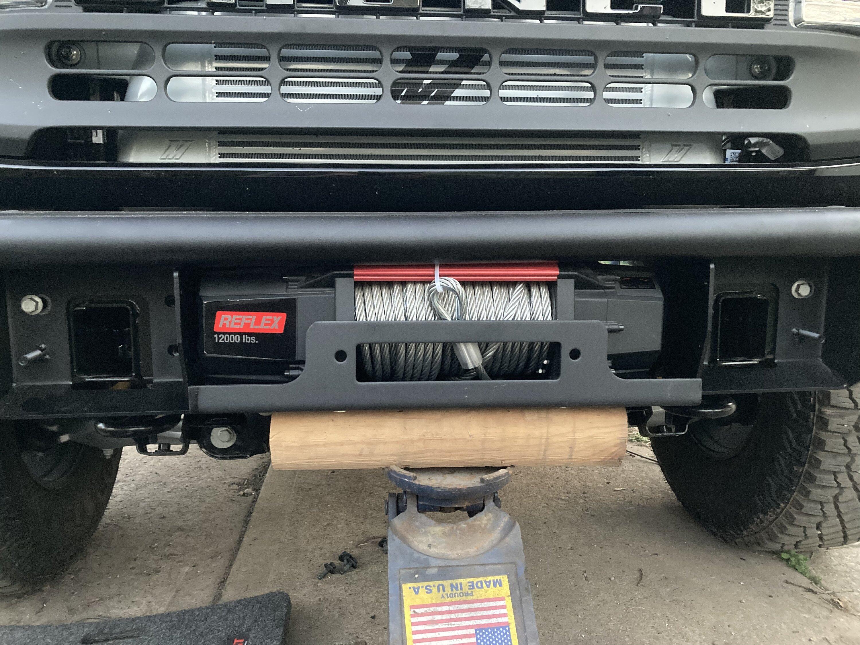 Ford Bronco Damage while using winch on improperly installed Rough Country High Mount 4CBAD946-AC4D-4623-80BD-8AF631E34E81