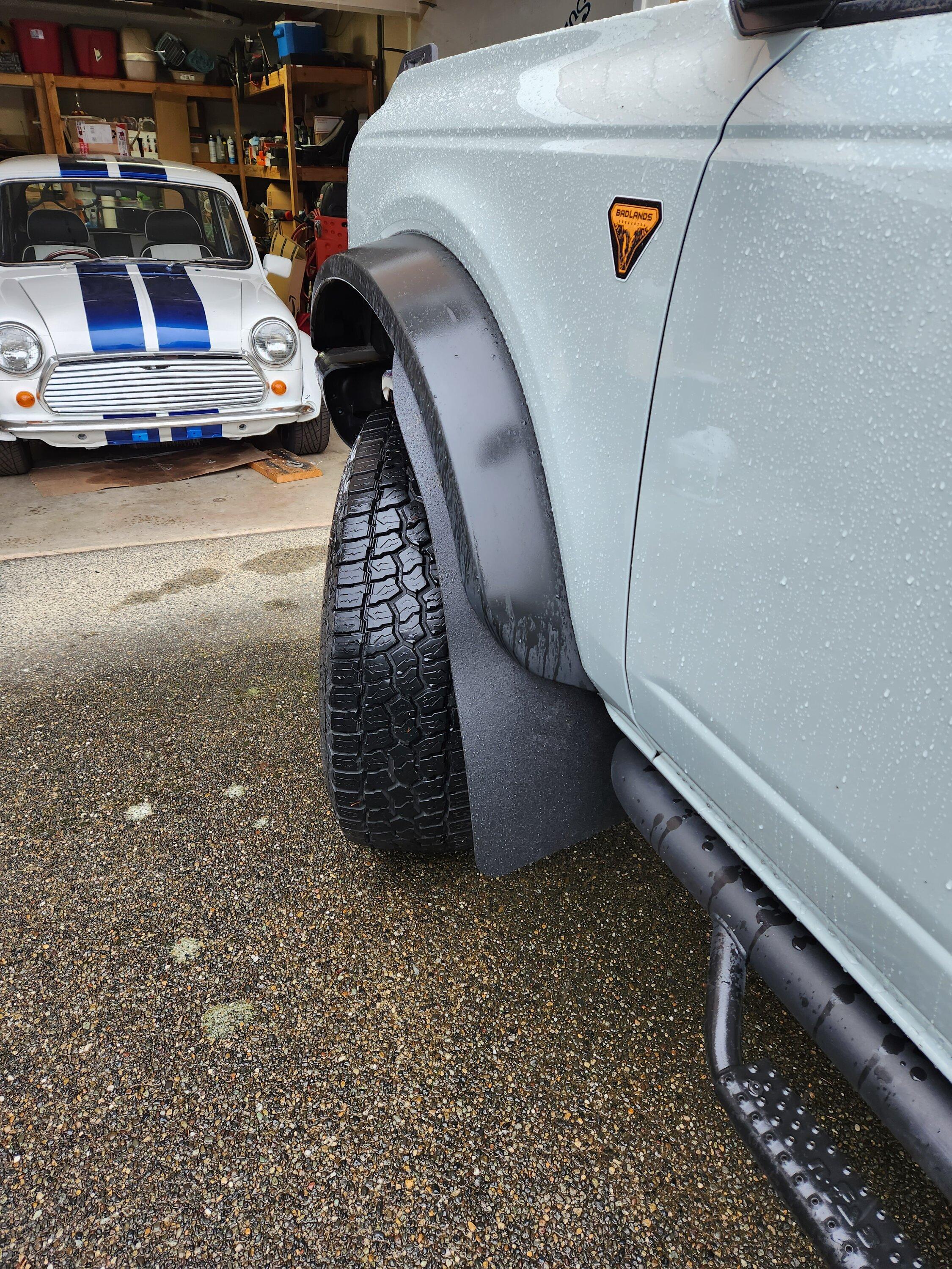 Ford Bronco I need mud flaps, whats everyone using? 20230331_164715