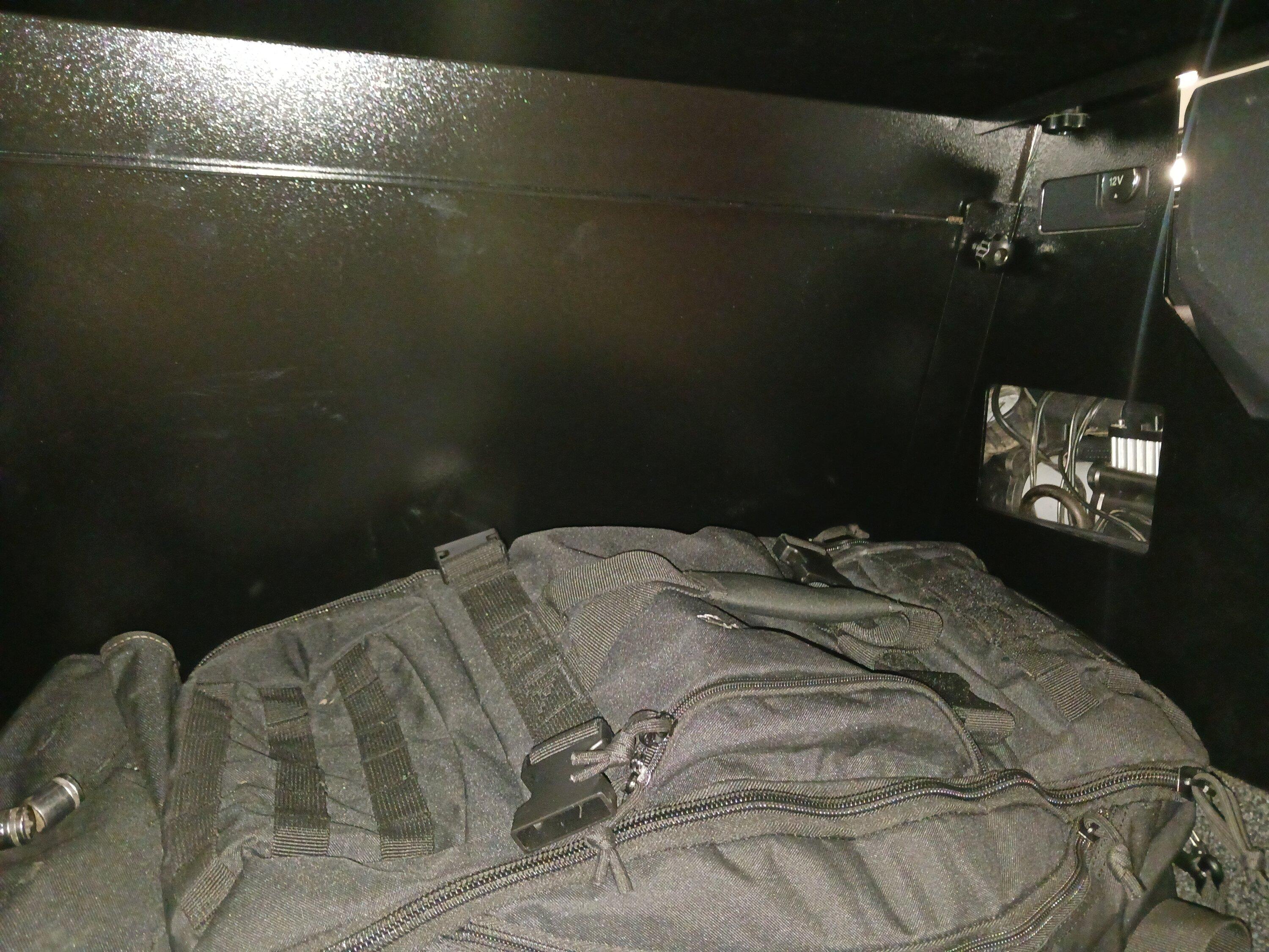 Ford Bronco Diabolical Inc. Locker Box installed 20230507_090430
