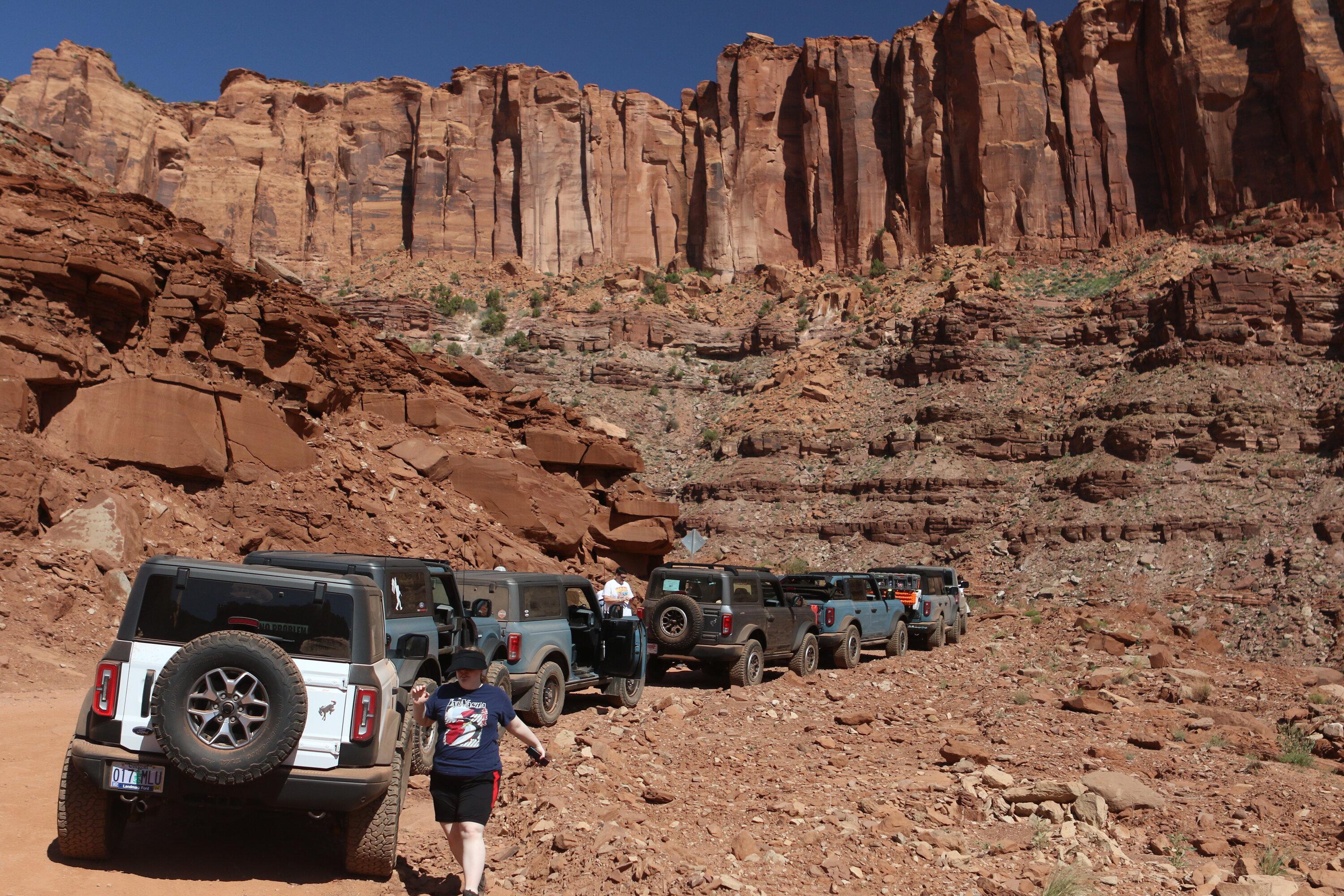 Ford Bronco Moab Safari 5-1-23 Trip: Long Canyon, Dead Horse Point, Shafer Trail Switchbacks Q98A4128.JPG