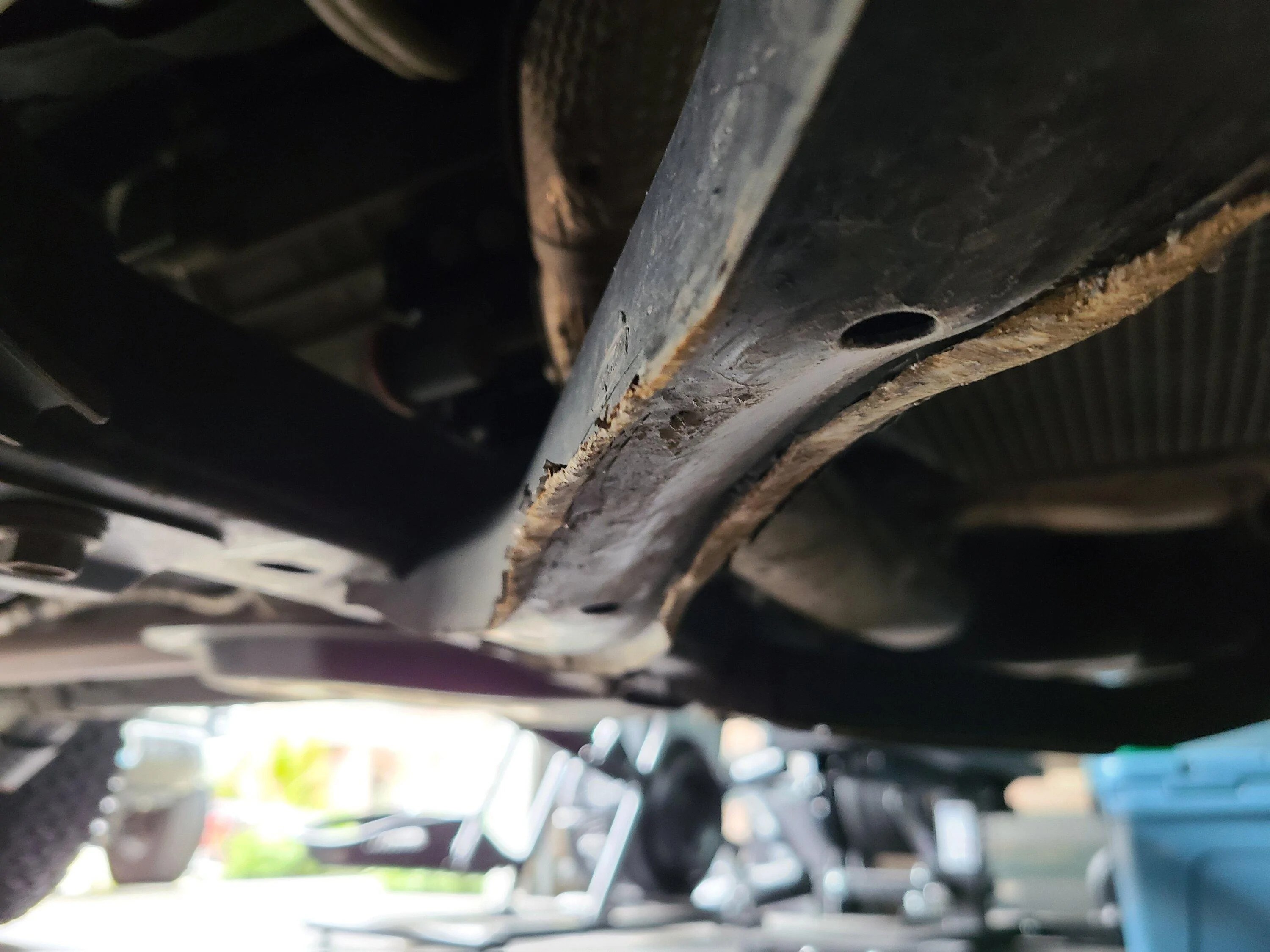 Ford Bronco Transmission crossmember braces - improve or remove? 20230507_102352