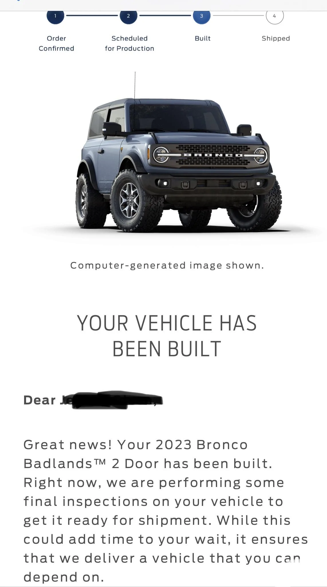 Ford Bronco 4/24/2023 Build Week F46EC7C3-75CC-4619-B590-B56FF83C2859