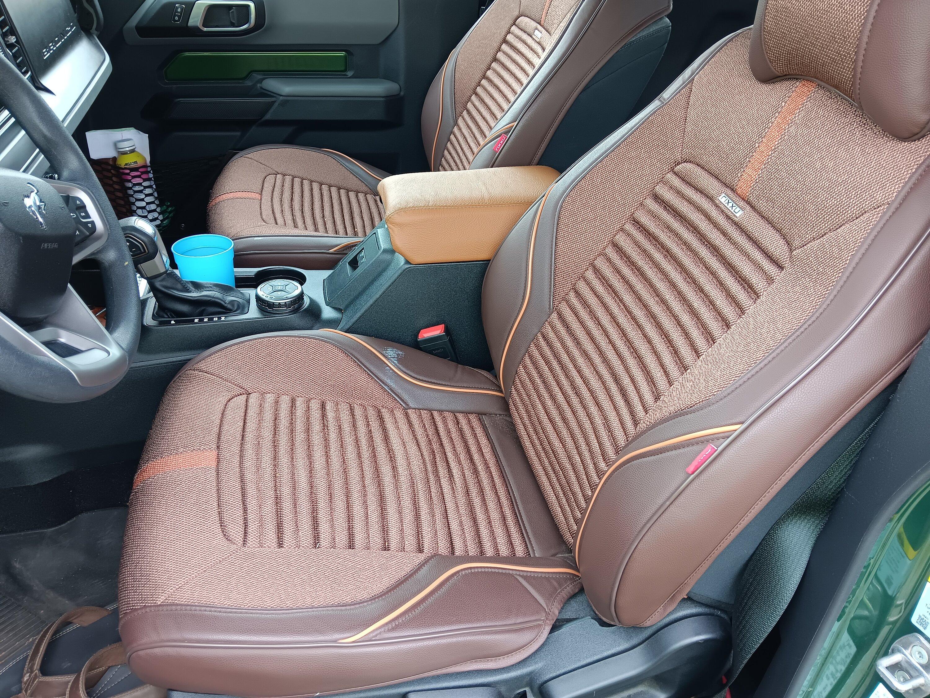 Ford Bronco Installing the RedLineGoods Center Console Wrap 20230508_091446