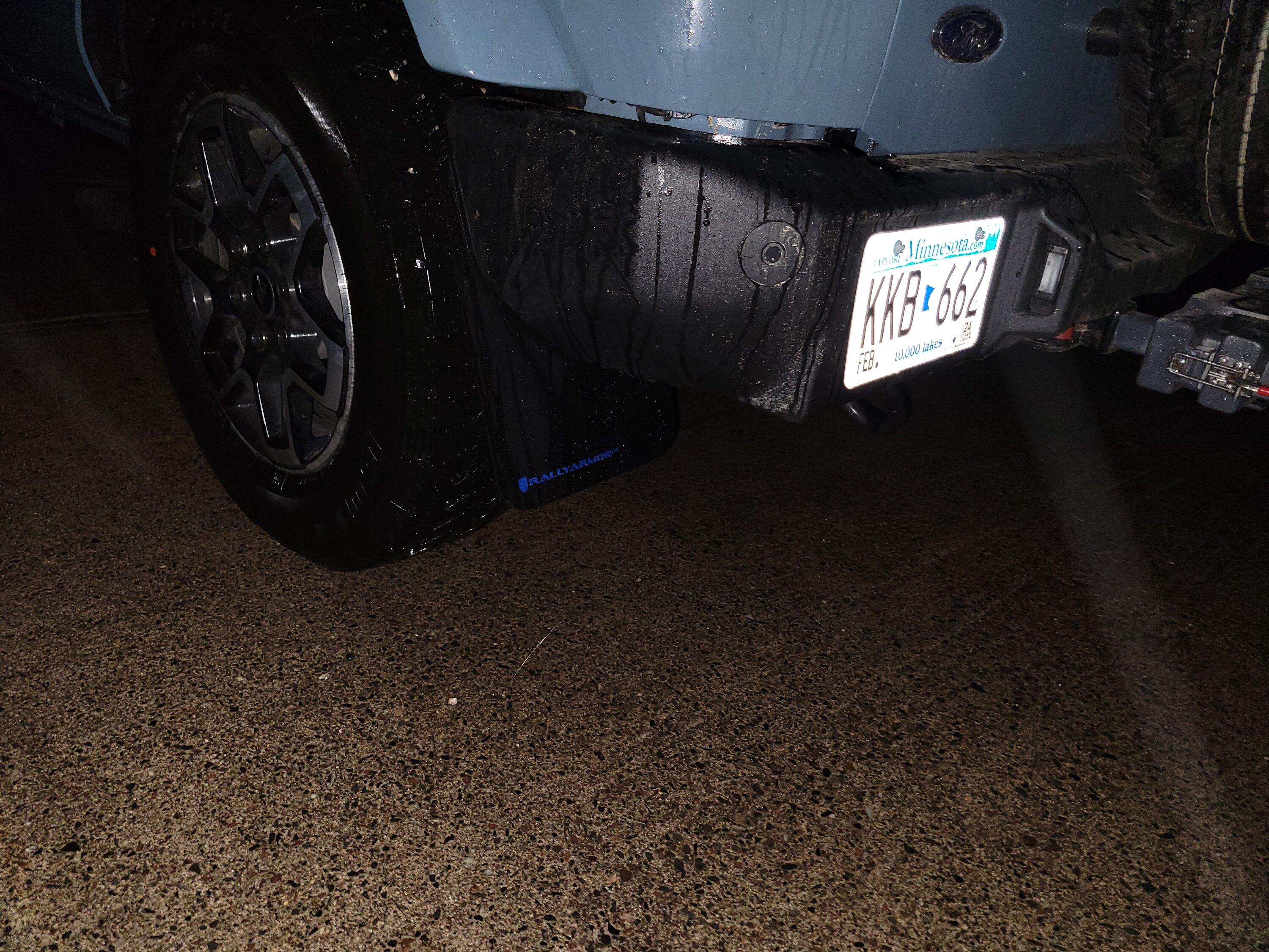 Ford Bronco I need mud flaps, whats everyone using? 20230506_221156