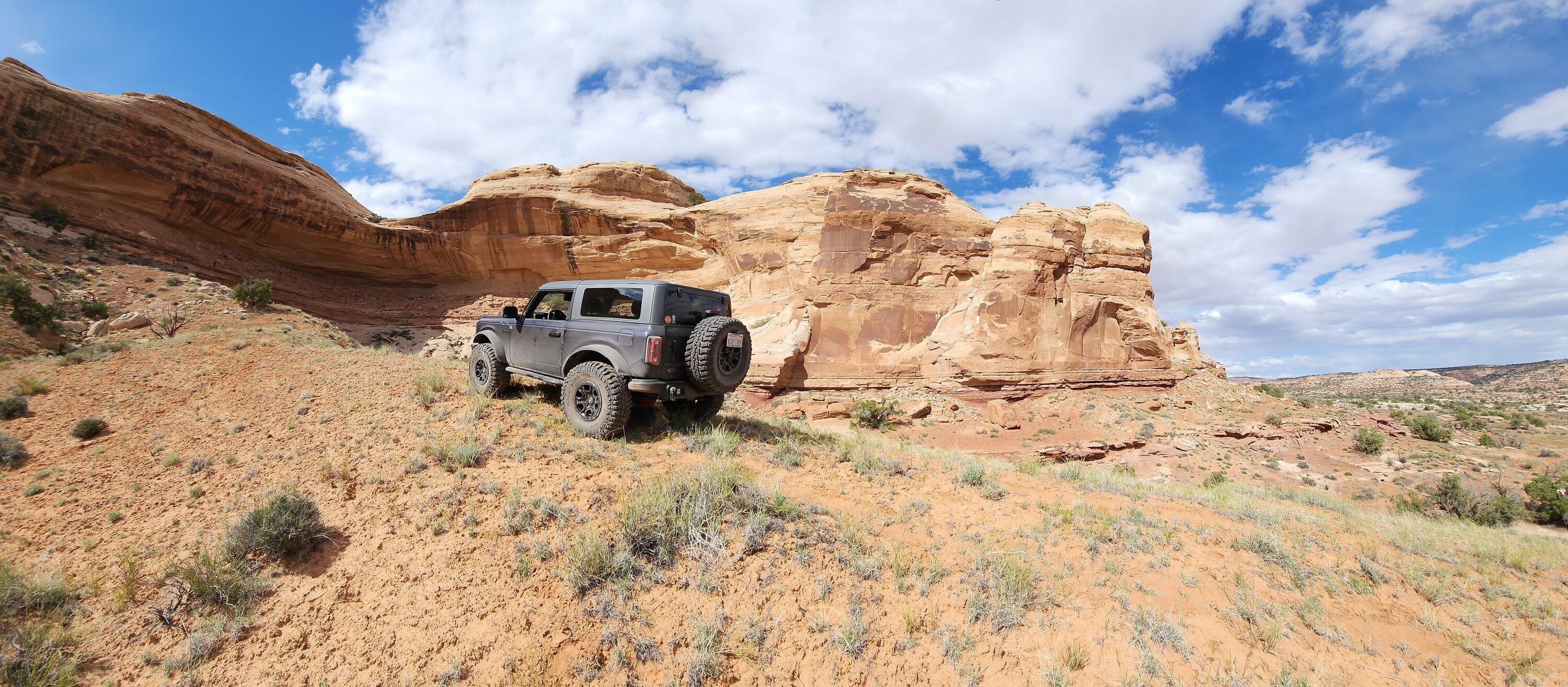 Ford Bronco 2 Door Sasquatch Wildtrak takes on Moab Round 2 20230505_163236