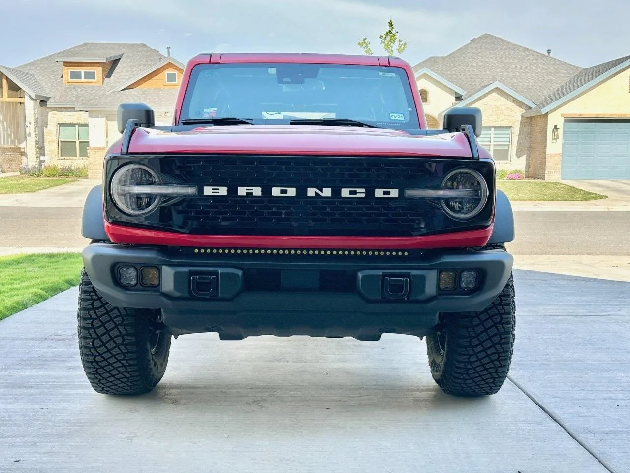 Ford Bronco Capable Bumper Light Bar Bronco with Lights