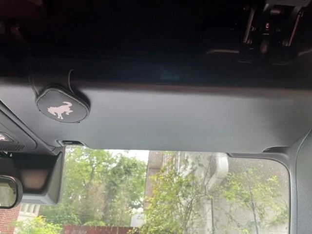Ford Bronco Digging My New StickerFab Visor Warning Deletes visor1
