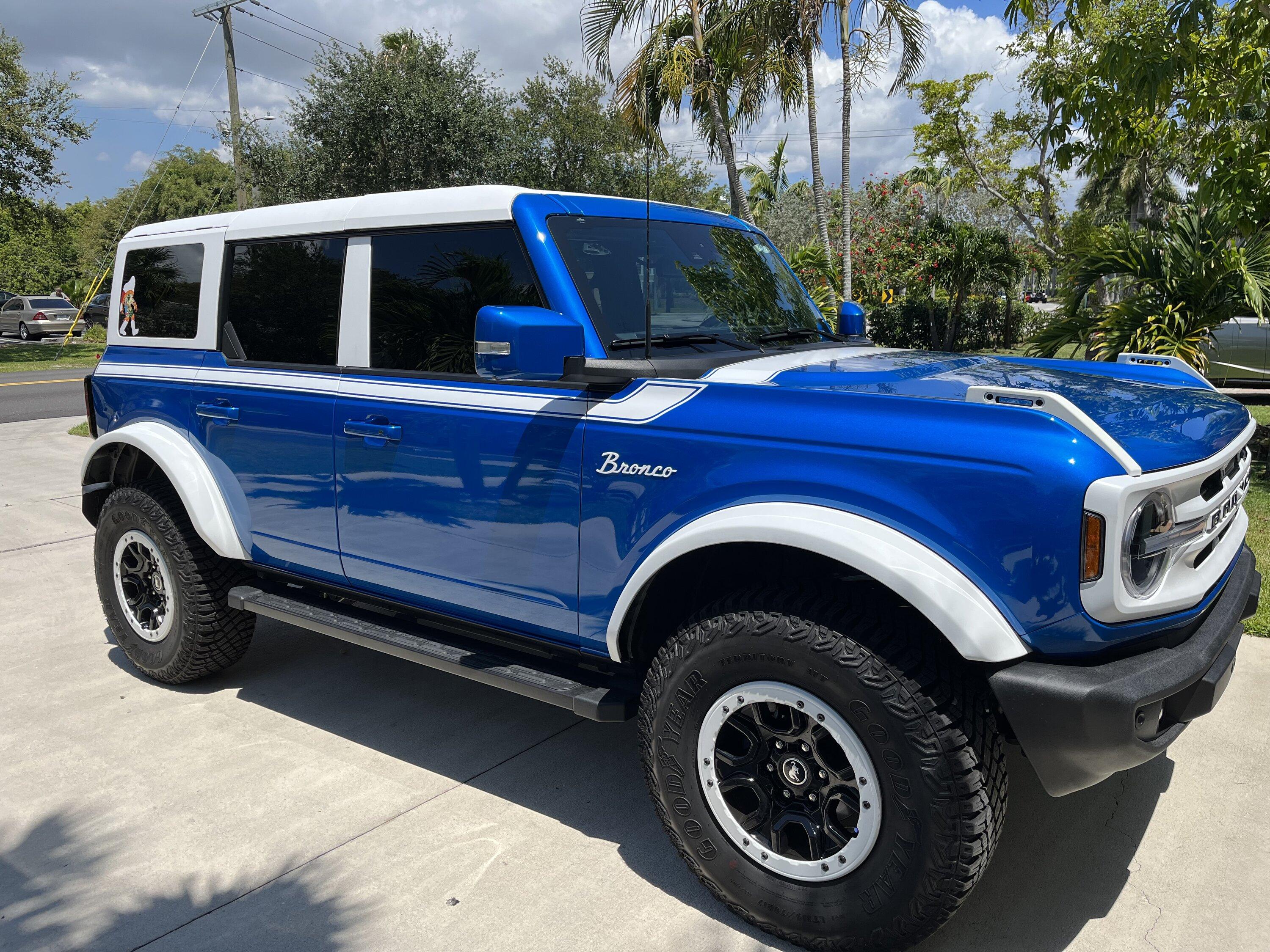 Ford Bronco Throwback mode on 2023 OBX Bronco build IMG_1147