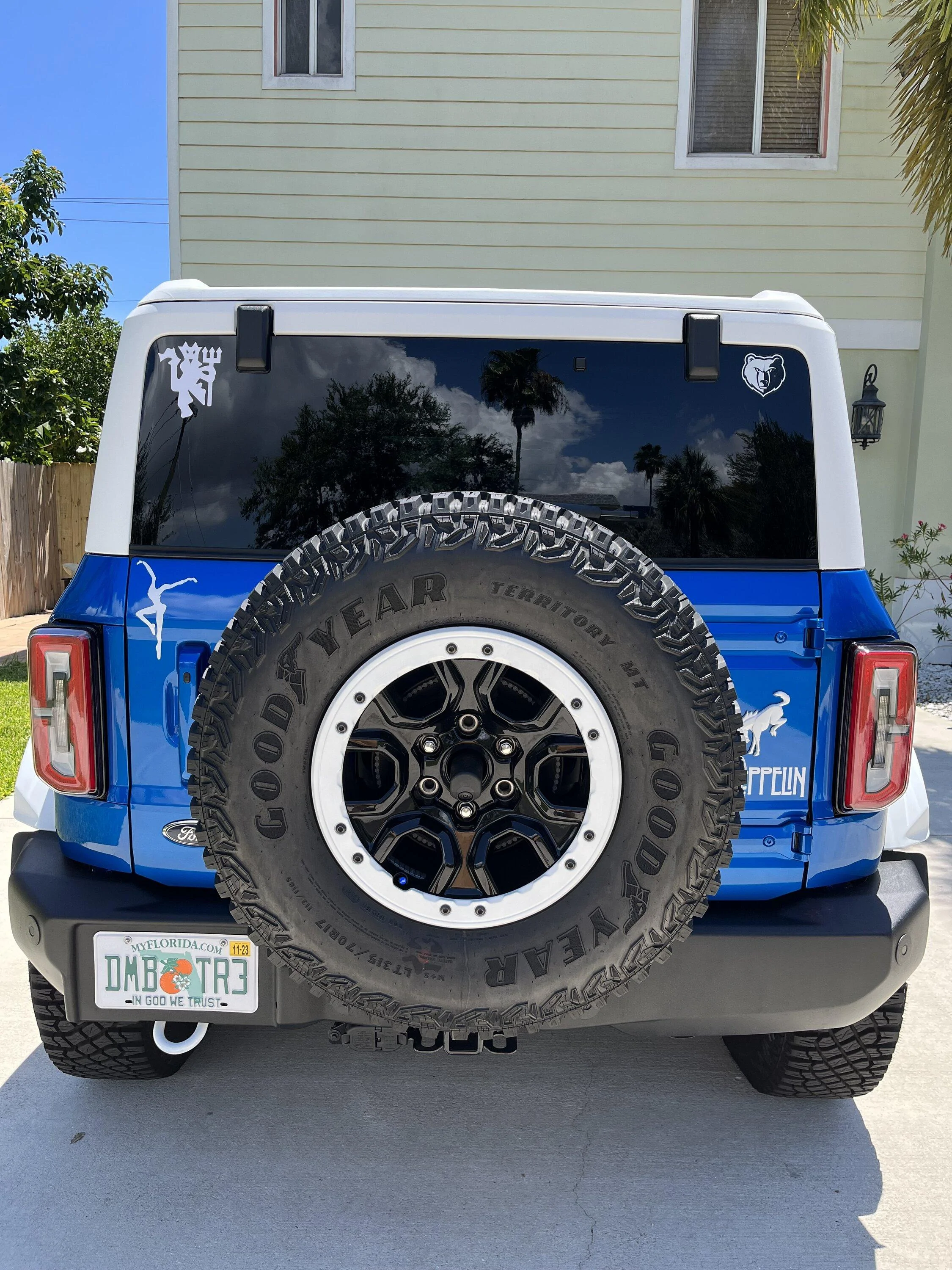 Ford Bronco Throwback mode on 2023 OBX Bronco build IMG_1149