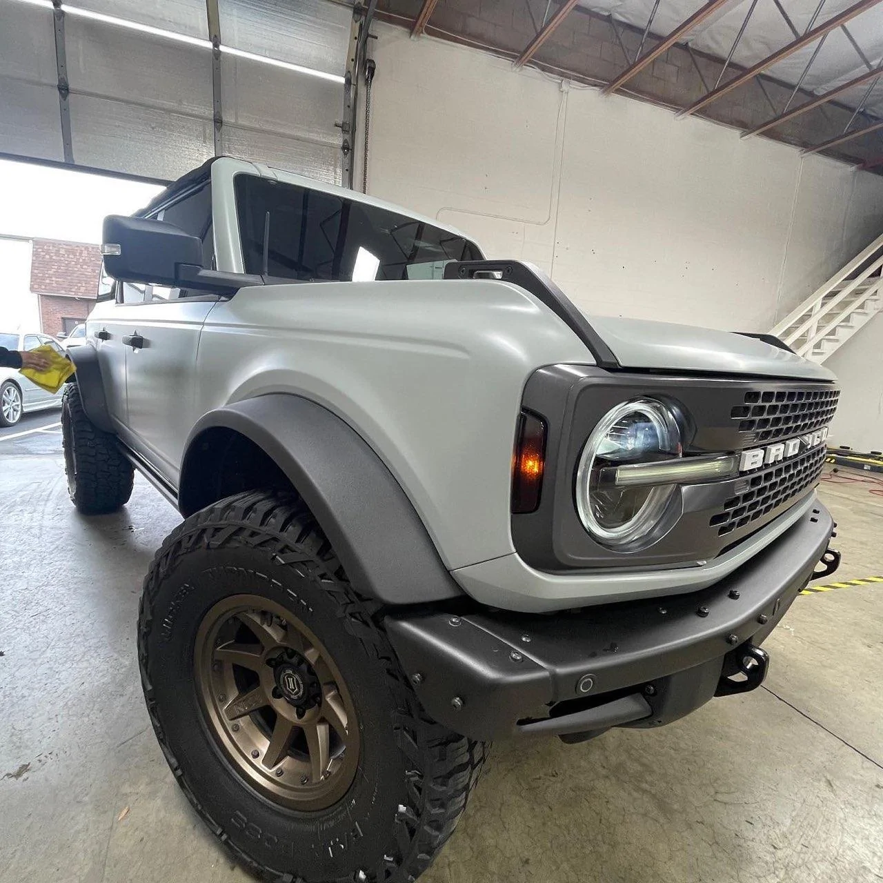 Ford Bronco Cactus grey matte wrap img_20220109_121111-jpg