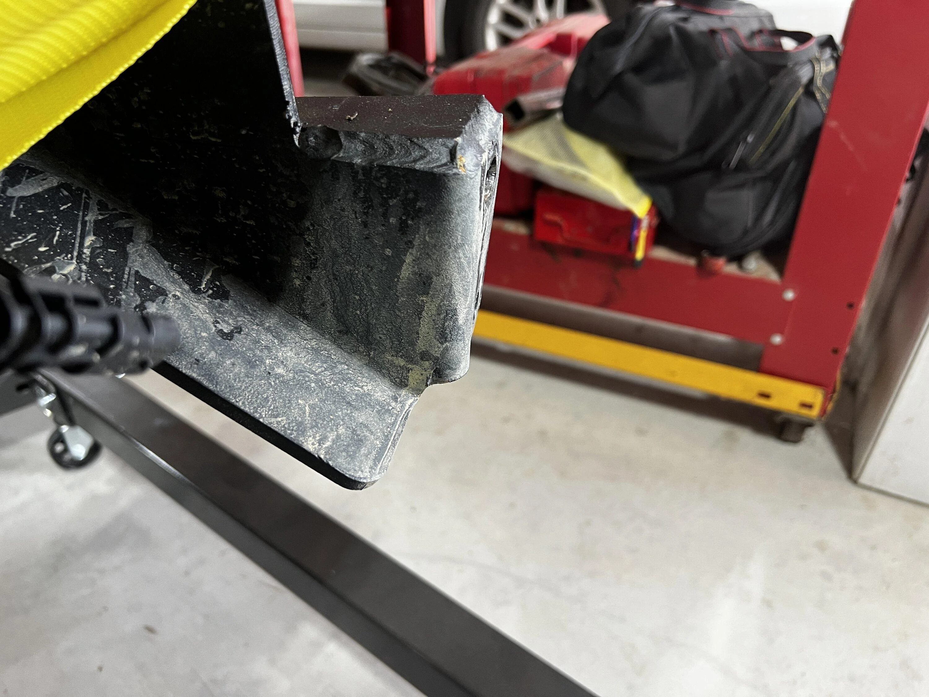 Ford Bronco Damage while using winch on improperly installed Rough Country High Mount 429EF050-A9D6-495B-A2A4-3218DEC767CB
