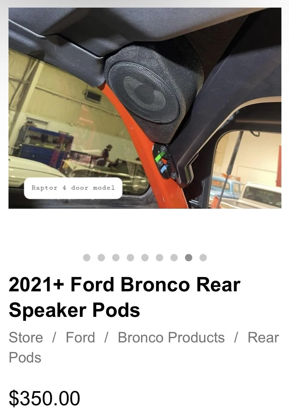 Ford Bronco Raptor rear speaker pods 3AB3D69F-D663-4119-8CA5-1716C0514857