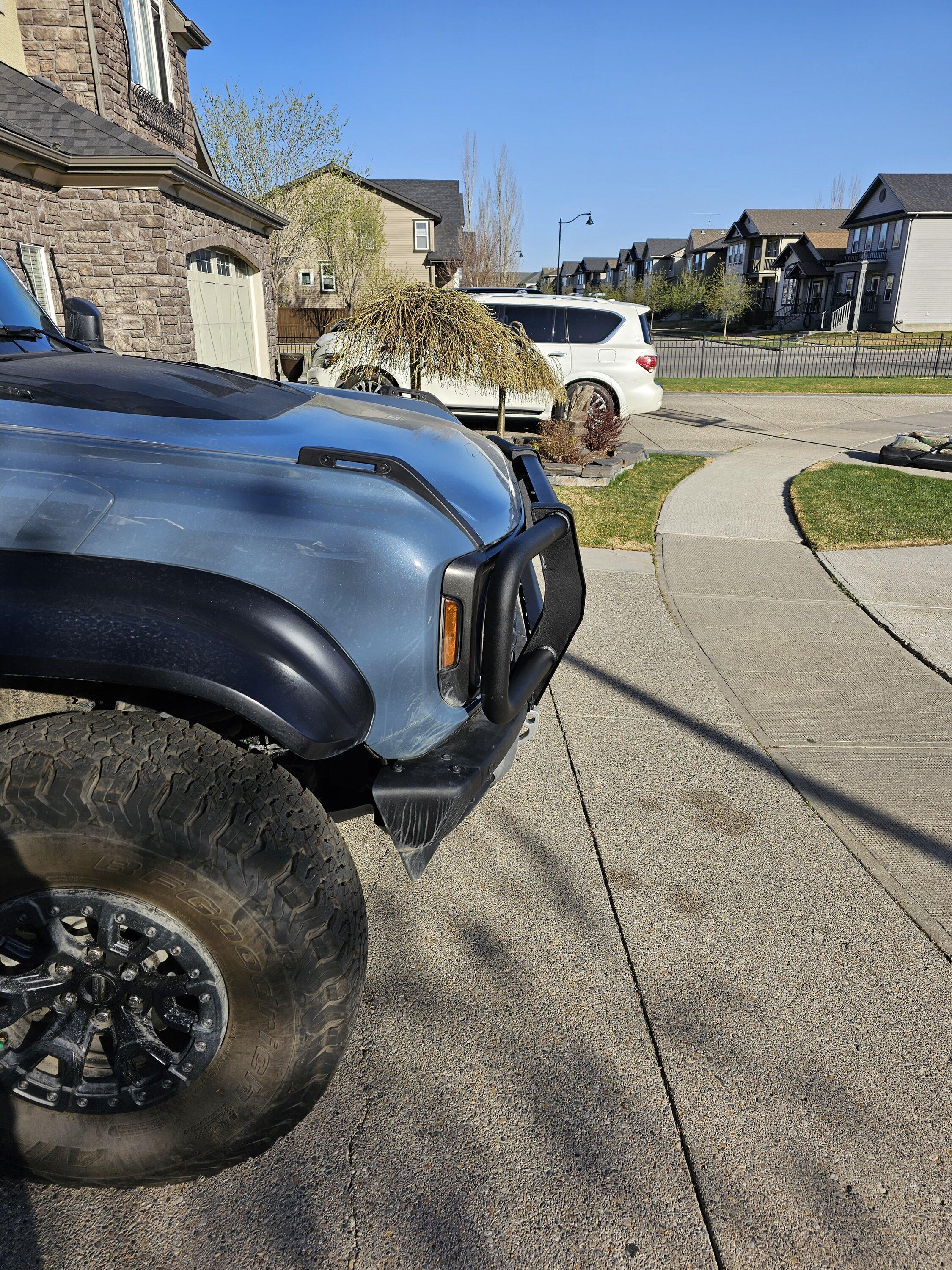 Ford Bronco Looking For a Real Brush Guard 20230505_183325