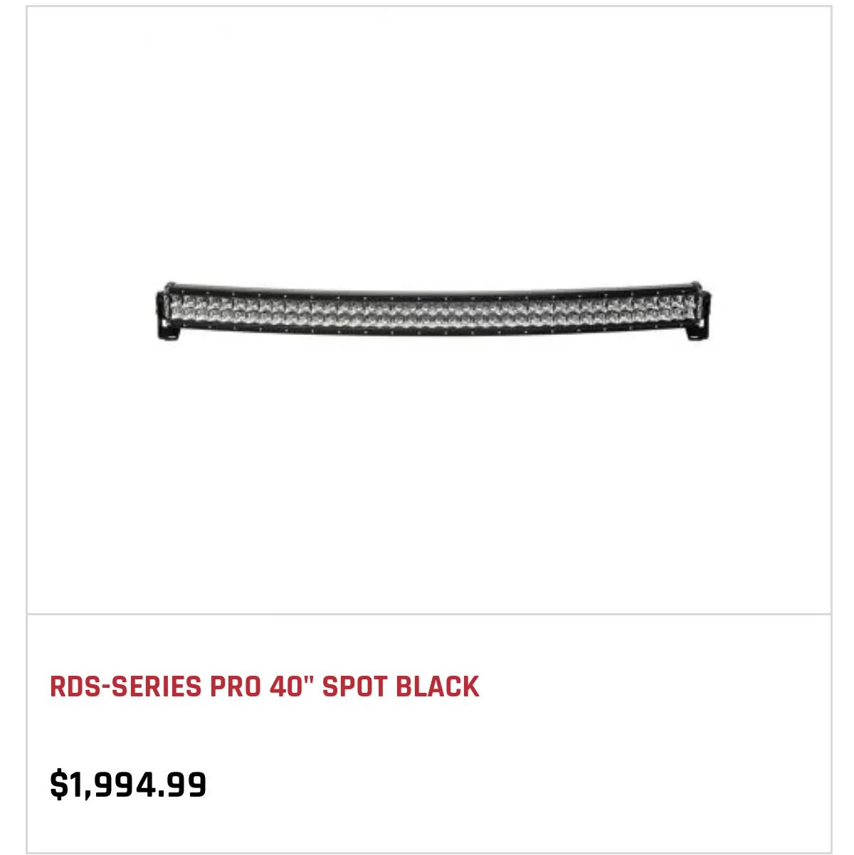 Ford Bronco Bronco DR lightbar IMG_3017