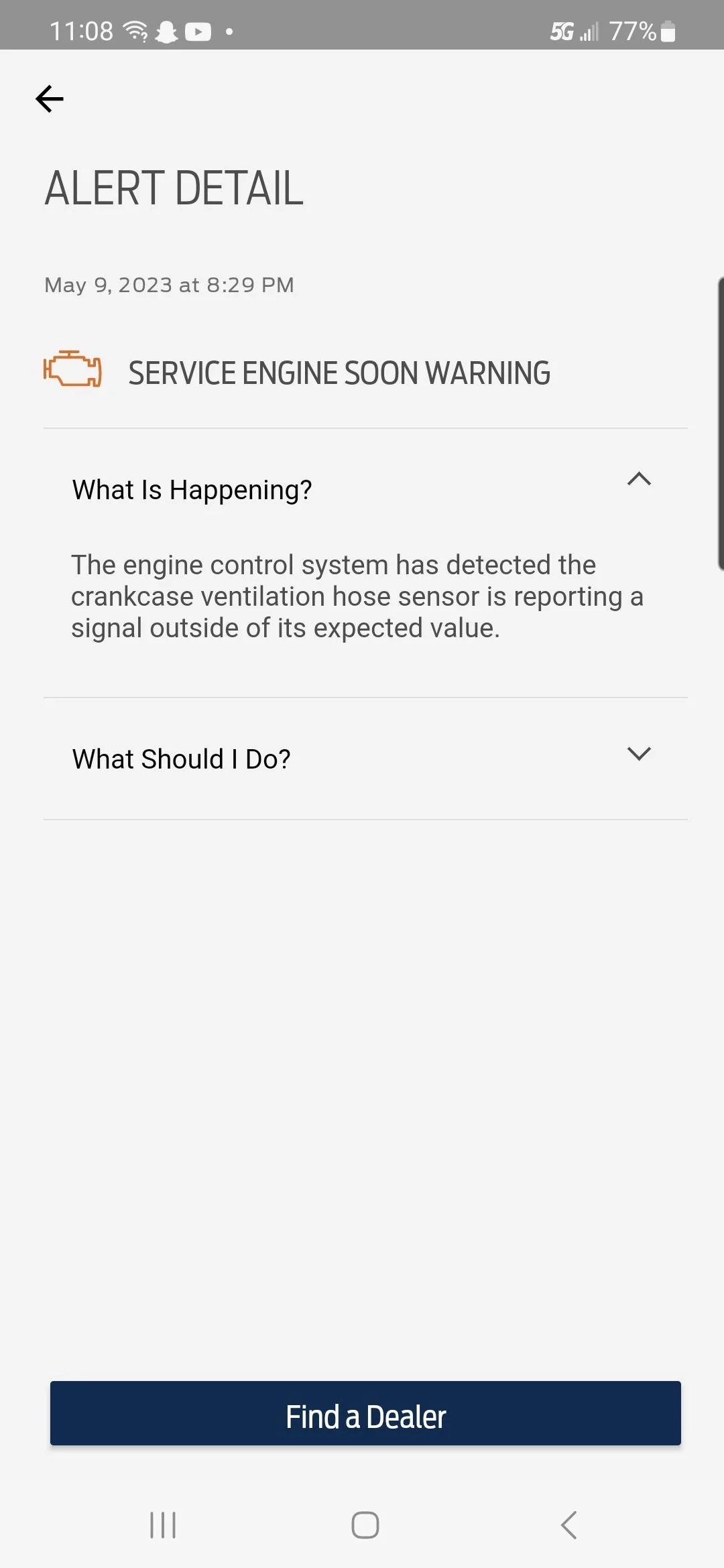 Ford Bronco HELP!! need to remove the CCV line to  double oil catch can Screenshot_20230510_110828_FordPass