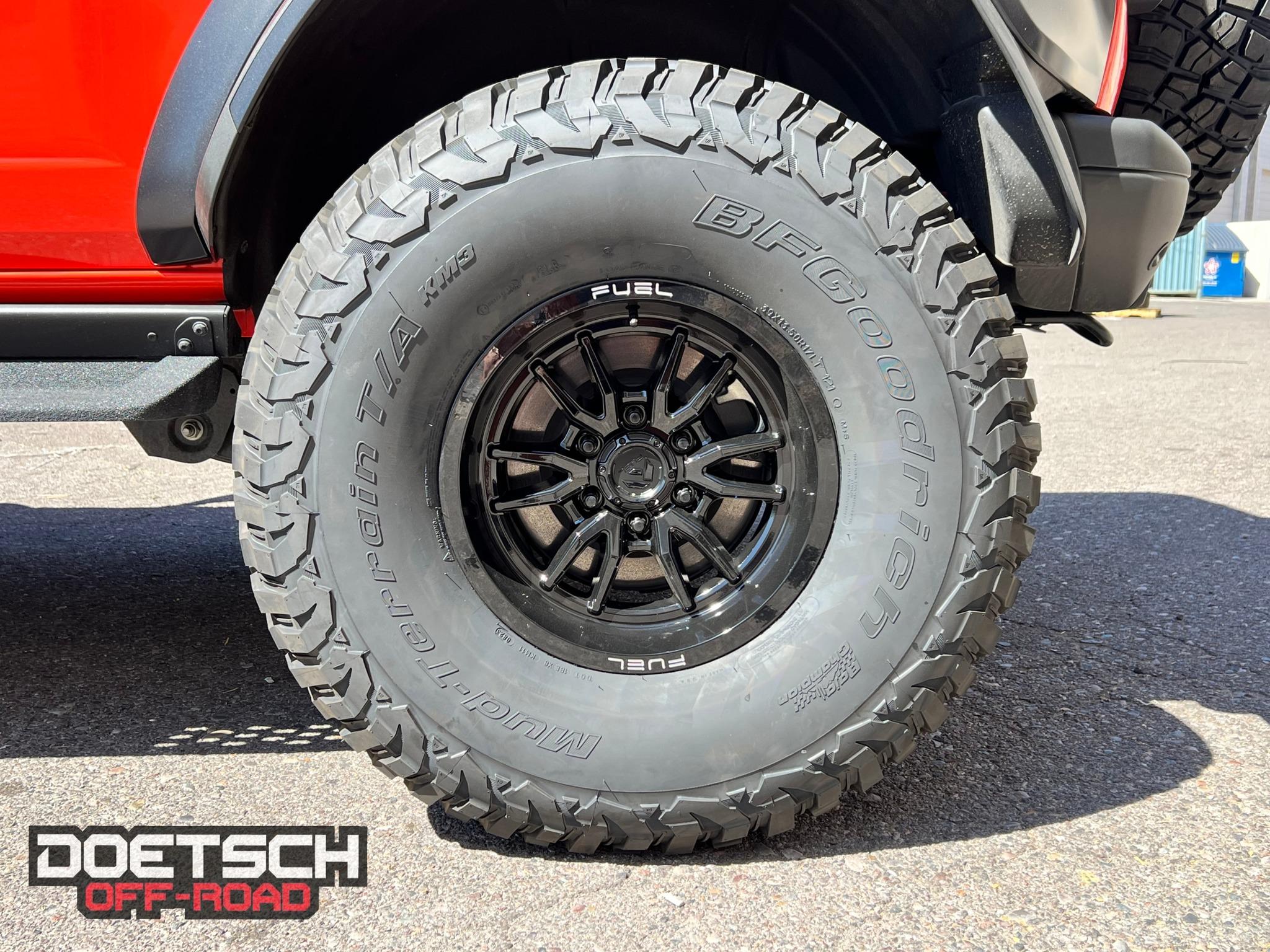 Ford Bronco Stage 1 of Michaels build....39s w/ RPG Offroad HOSS 4.0 spring perch collars + BFG KM3 tires 345638559_195642276638170_419614833977454521_n