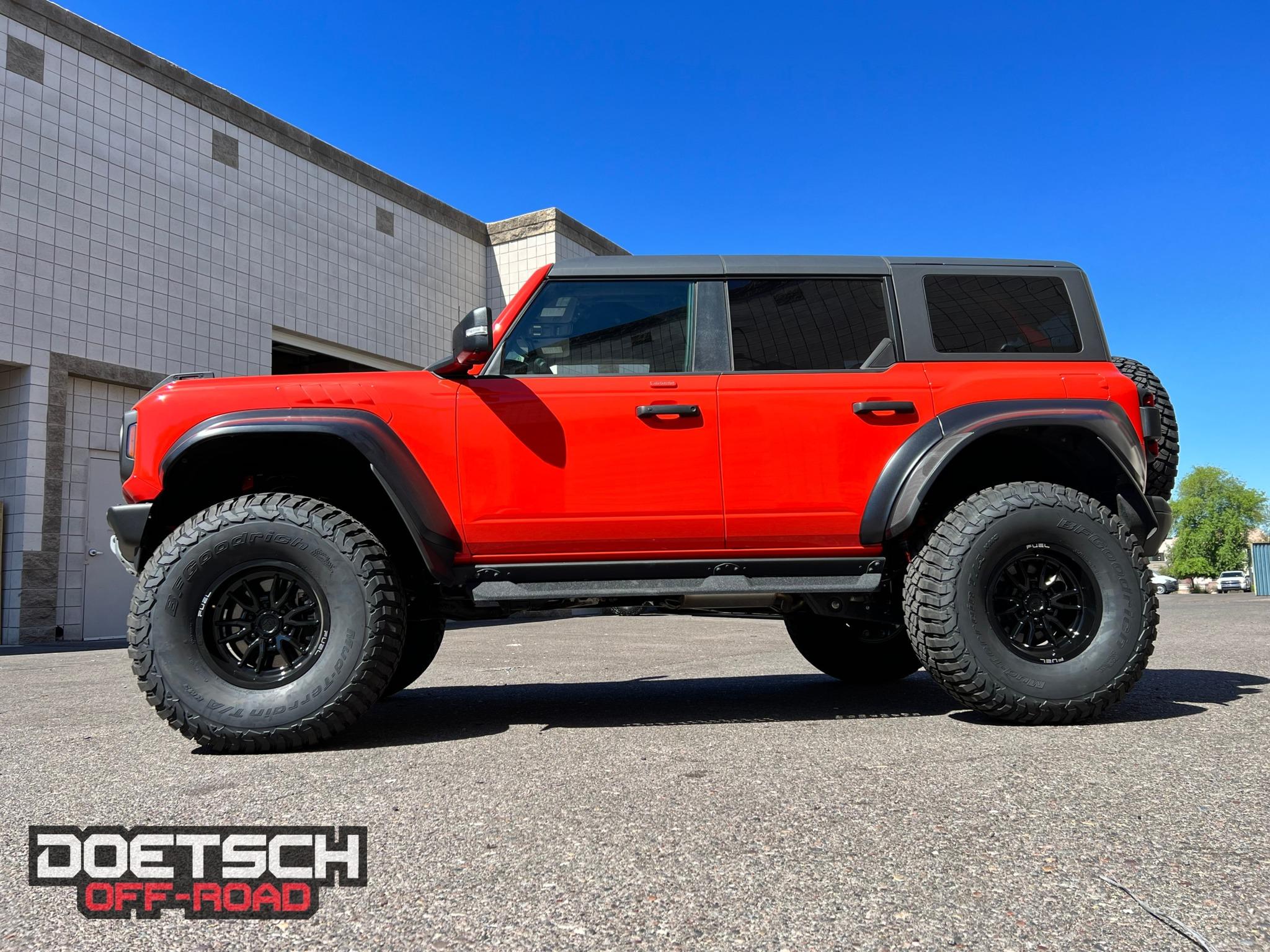 Ford Bronco Stage 1 of Michaels build....39s w/ RPG Offroad HOSS 4.0 spring perch collars + BFG KM3 tires 345620866_924647292085045_6059700475636207975_n