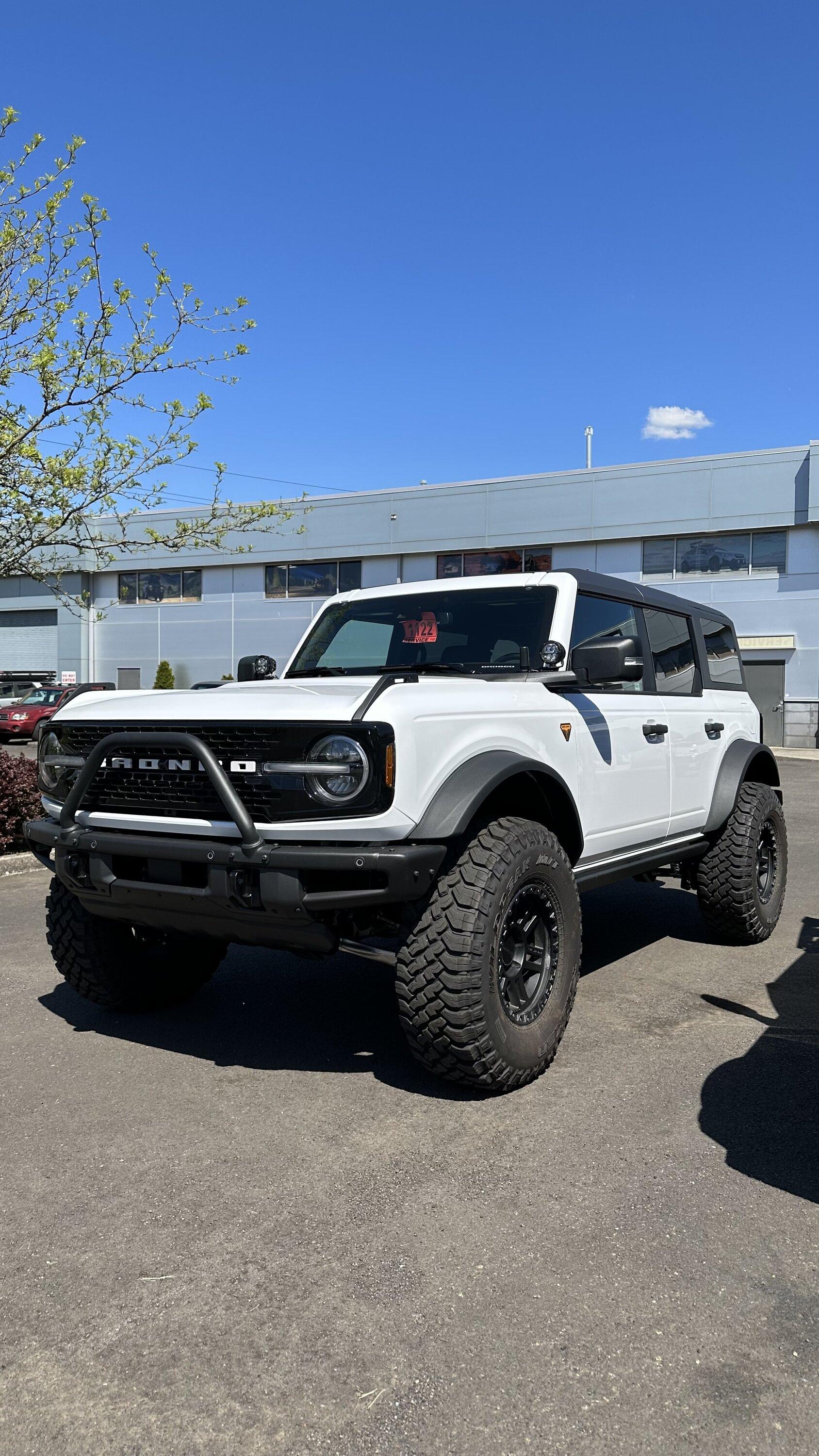 Ford Bronco 3/20/2023 Build Week with spreadsheet IMG_3641