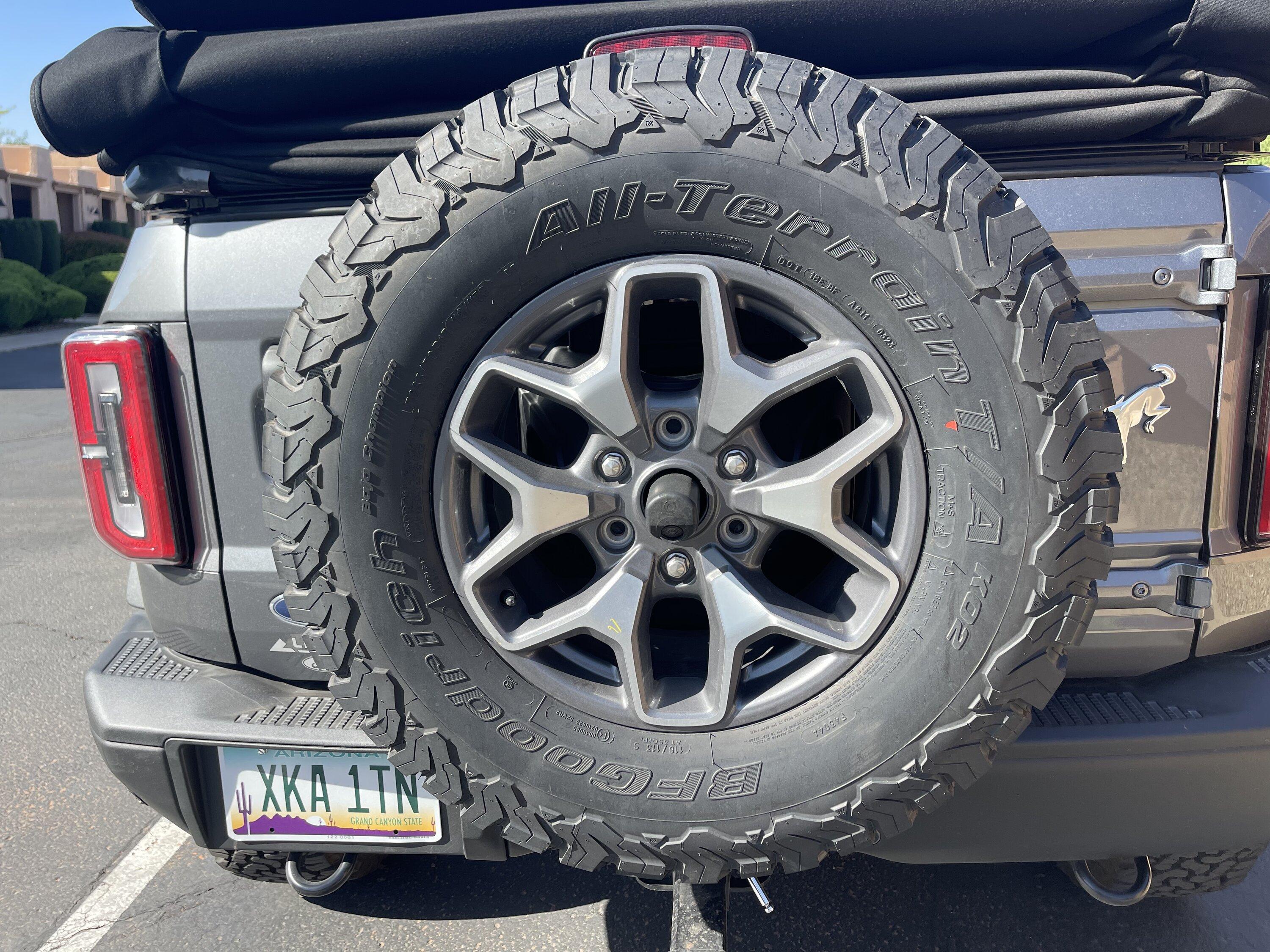 Ford Bronco Wheels and tires 12C607BD-1032-47AB-83D4-C16476B7D5DB