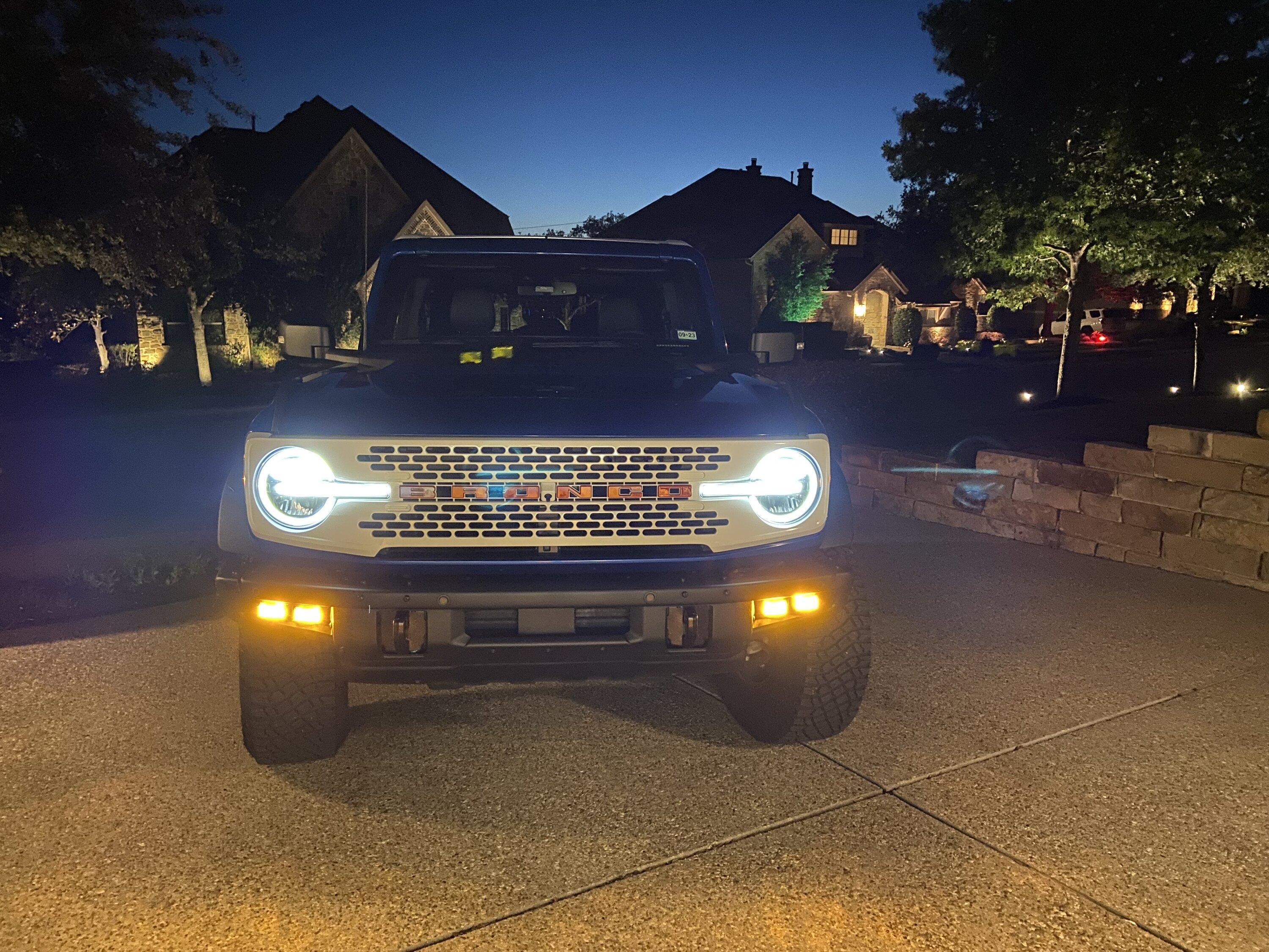 Ford Bronco Throwback mode on 2023 OBX Bronco build IMG_3114