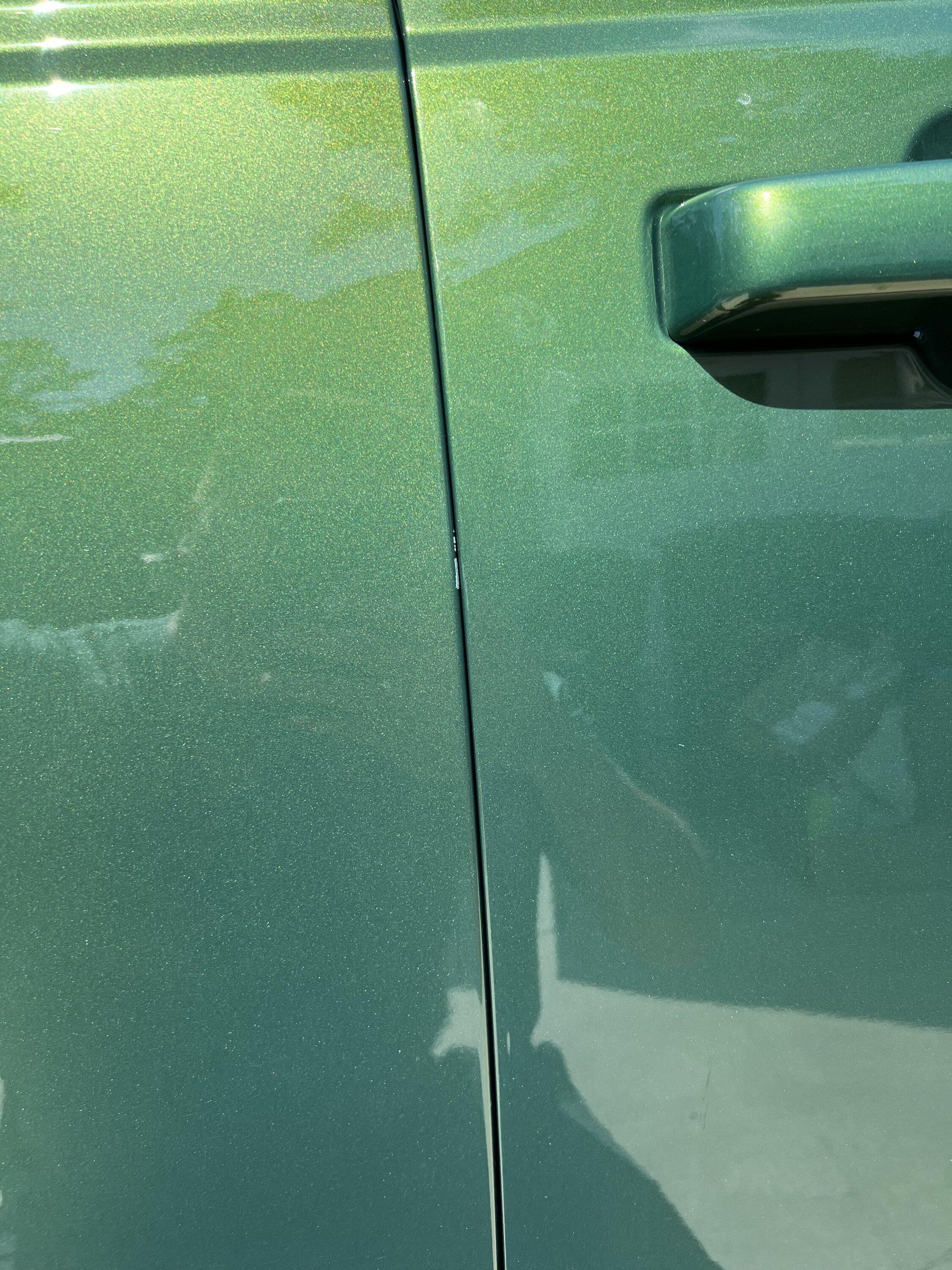 Ford Bronco Passenger front/rear door rub. IMG_6424