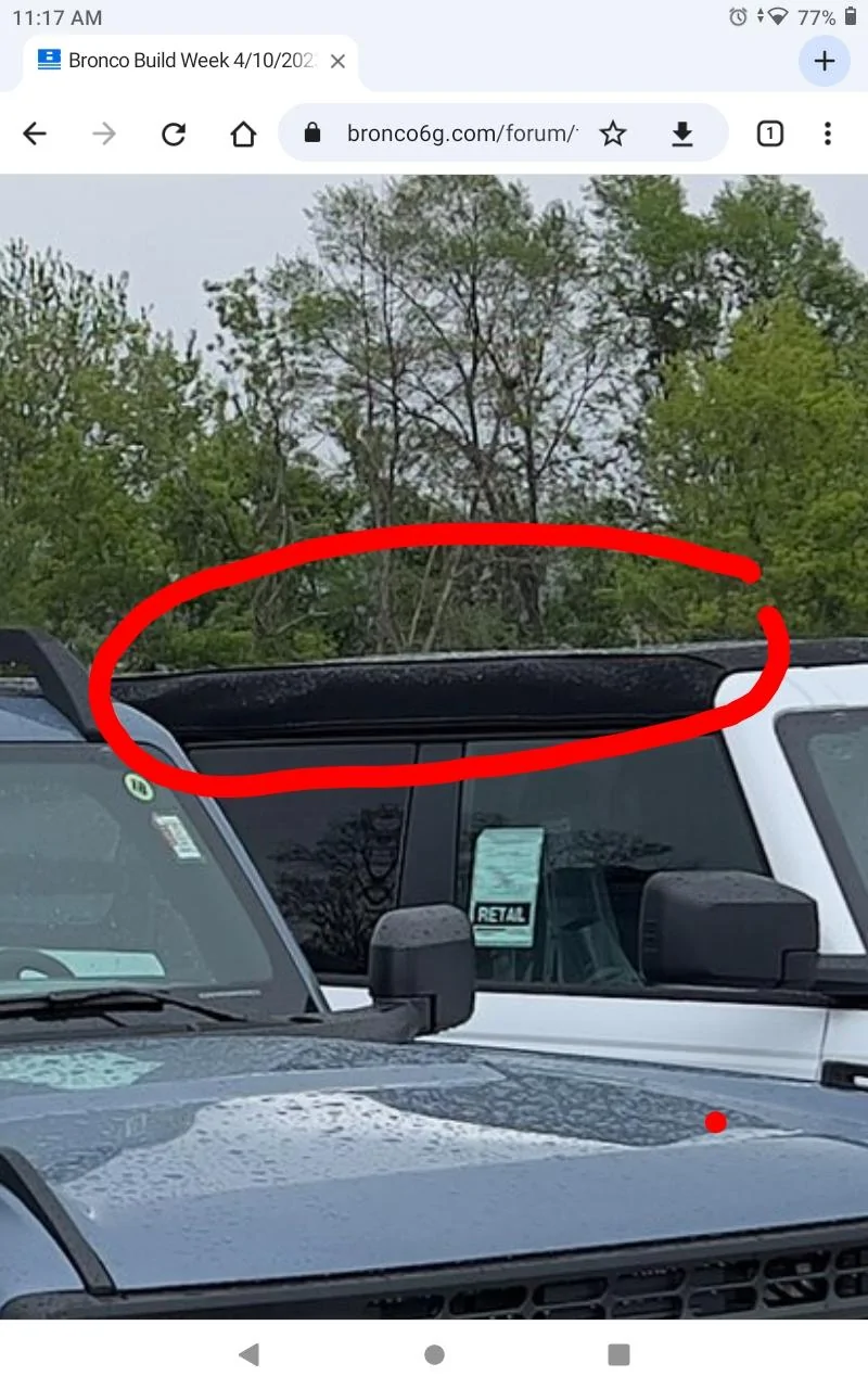 Ford Bronco Raised Seam on Bronco Softop, When? Screenshot_2023-05-13-11-17-50-213