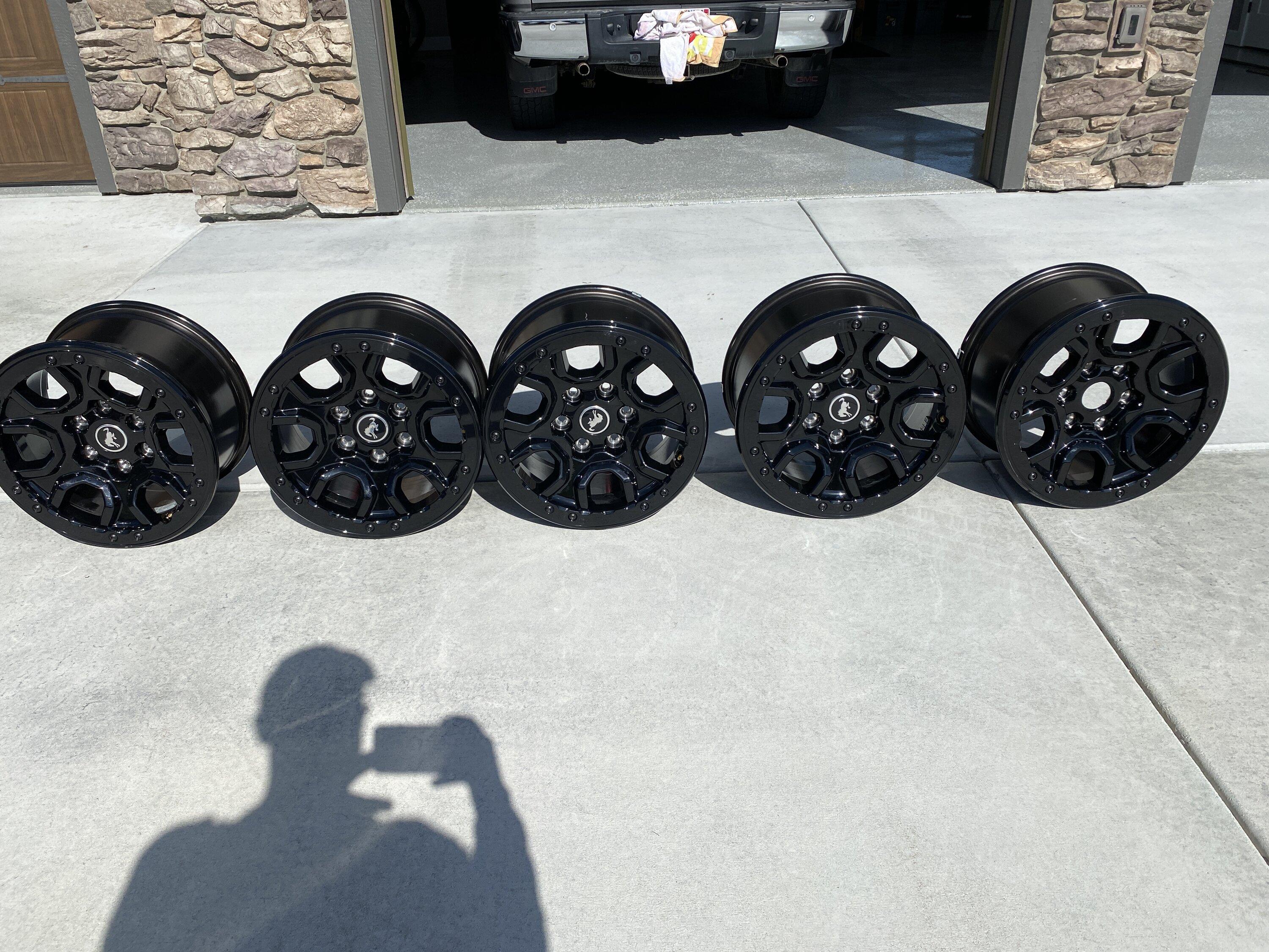 Ford Bronco 5 2023 Wildtrak wheels only 527CBA61-5AD1-41E5-BA80-A738F3BDE2C9