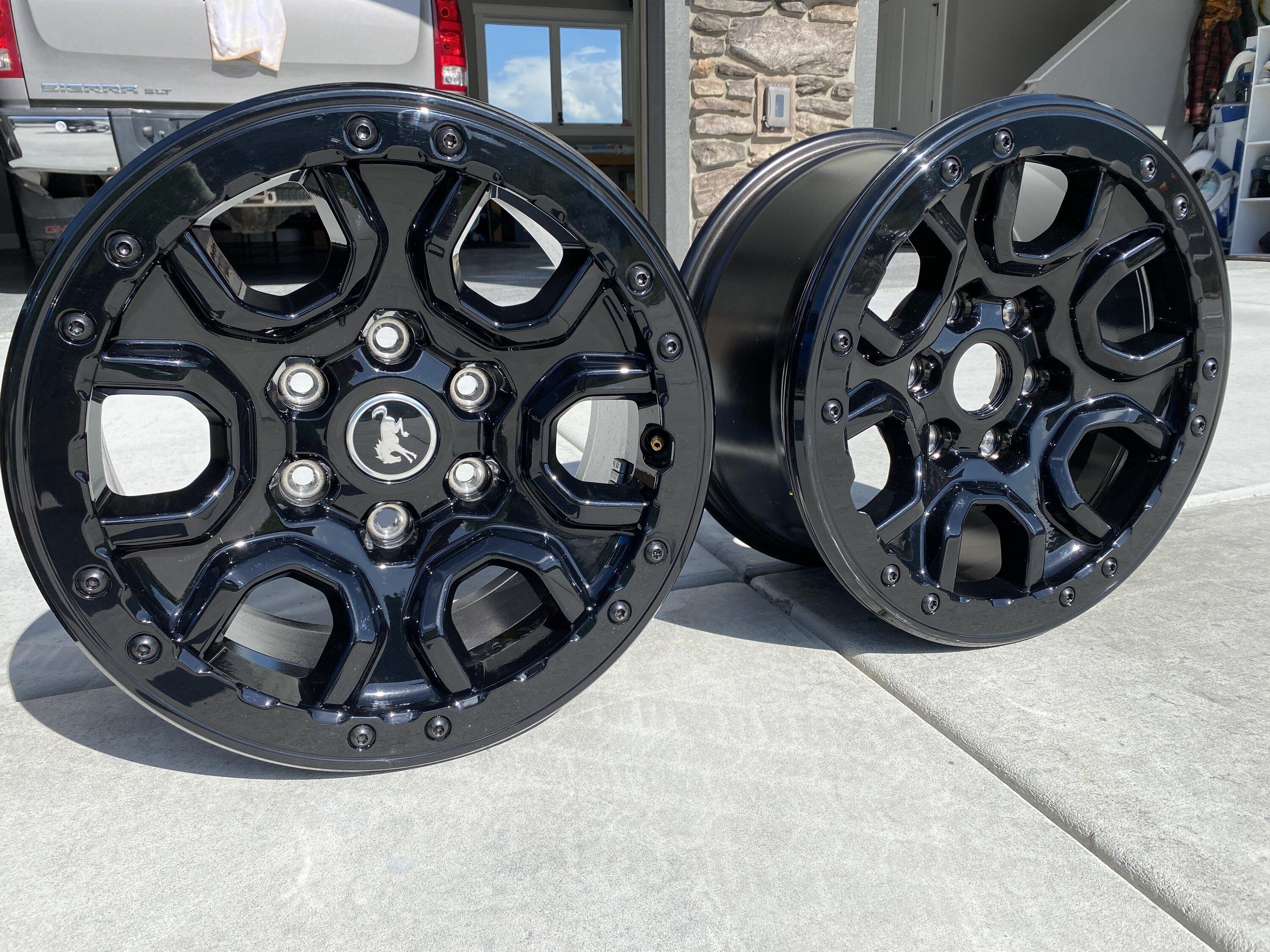 Ford Bronco 5 2023 Wildtrak wheels only BB17EB4D-17D9-49CA-B7DB-E57EF60C9C07