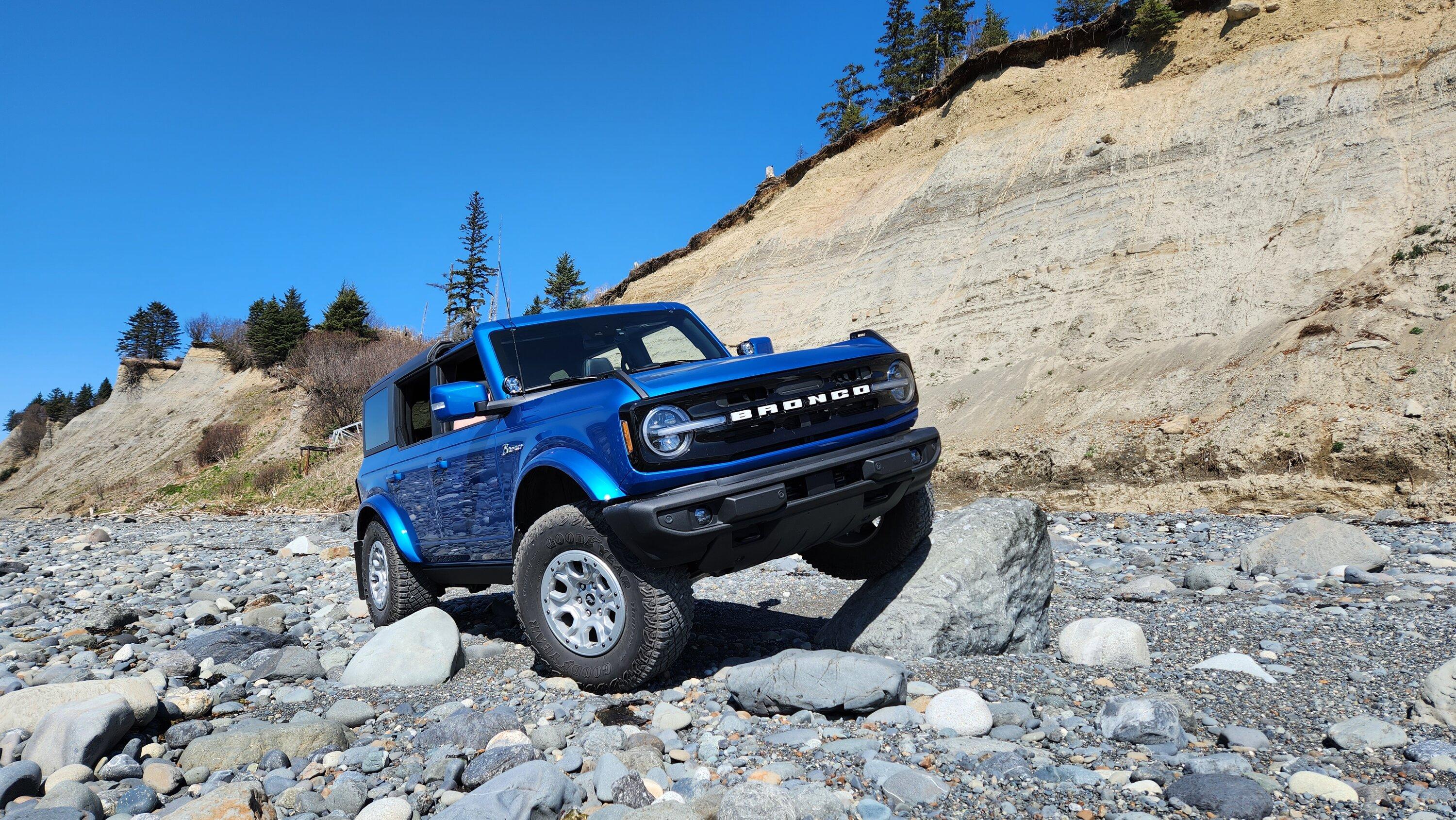 Ford Bronco On the beach in Homer, Alaska 20230513_122638