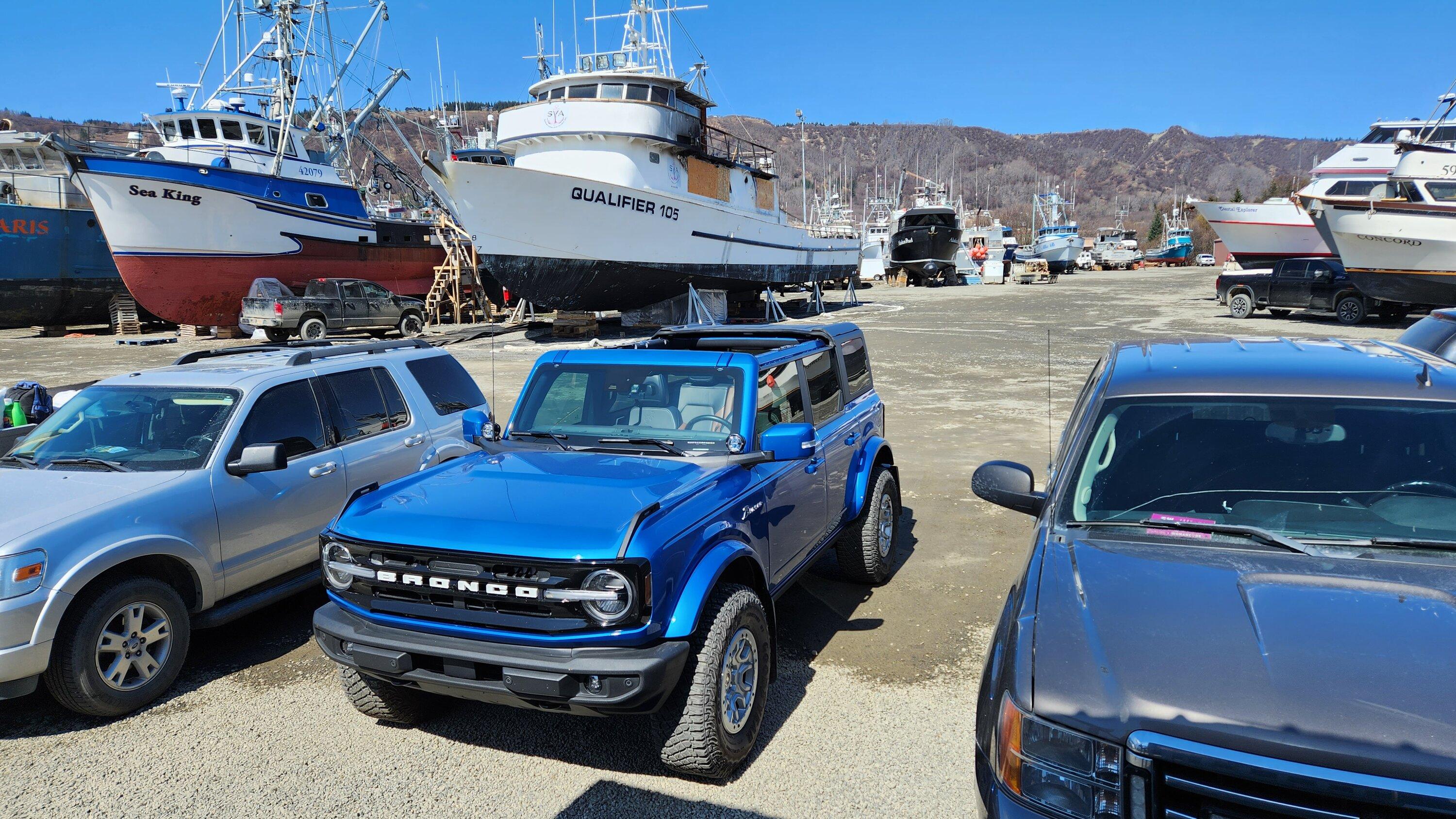 Ford Bronco On the beach in Homer, Alaska 20230513_144741