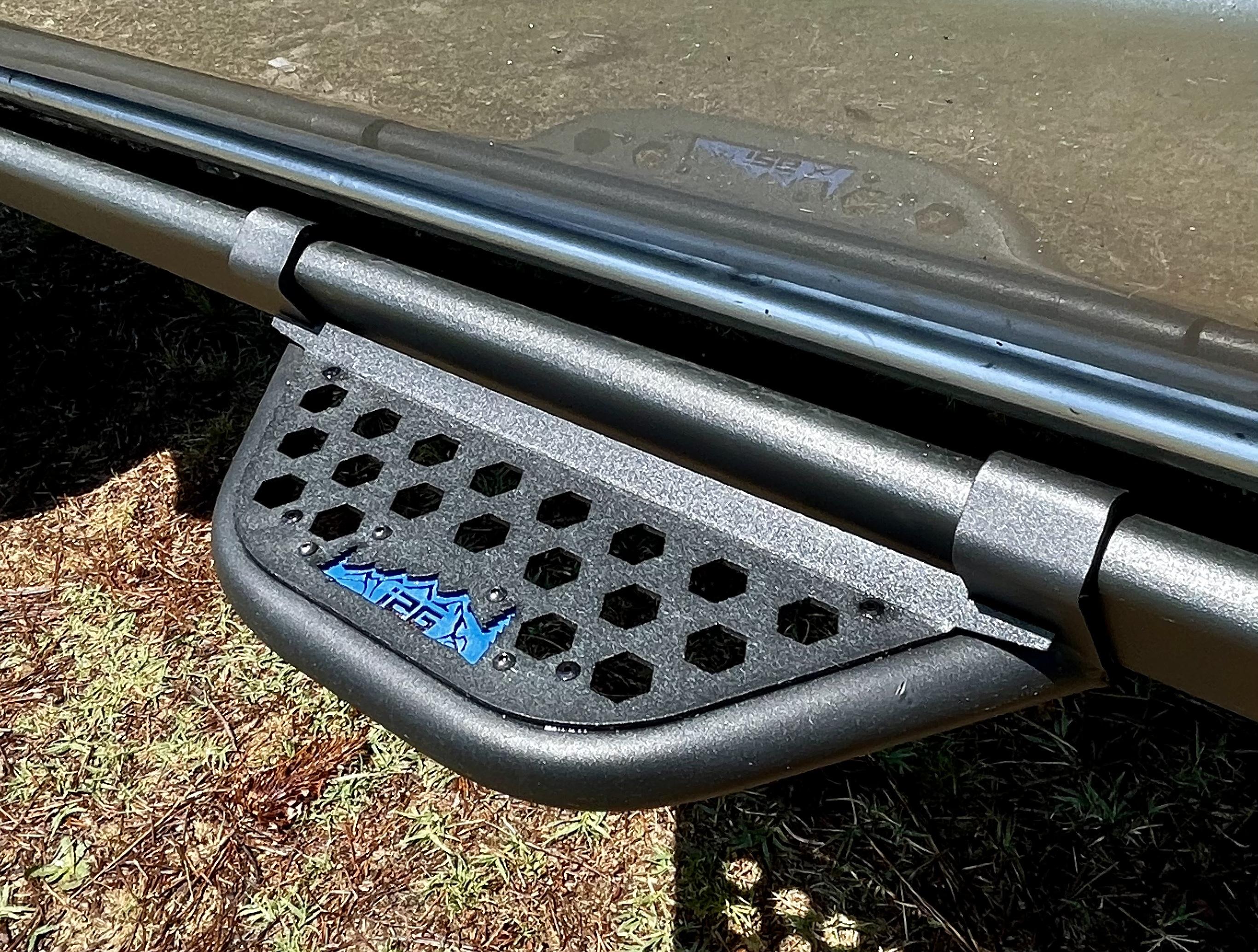 Ford Bronco New 2 door rock slider attached steps installed. A10498E1-370C-4F16-85AA-831DCF652CB3