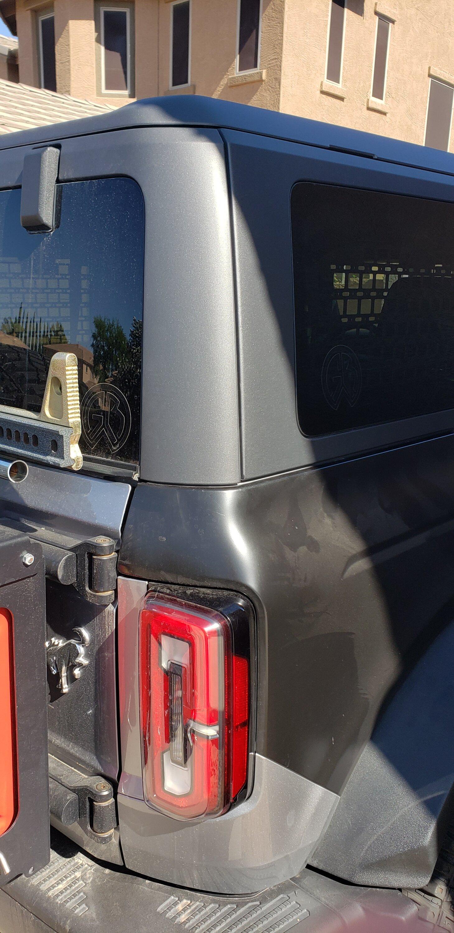 Ford Bronco DIY 2 door molle panel 20230509_090944